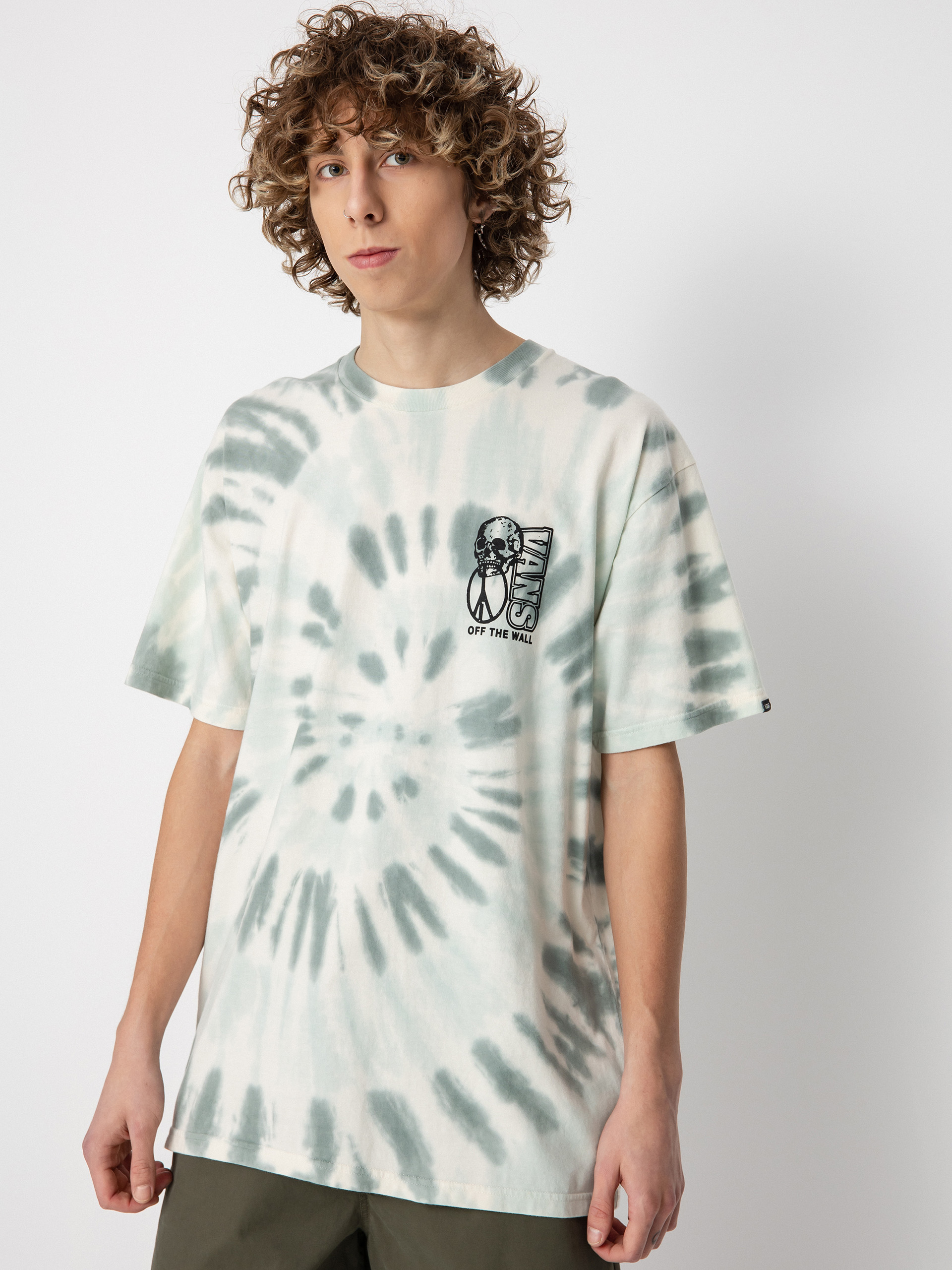 Tricou Vans Need Peace Tie Dye (chinois grn/antique white)