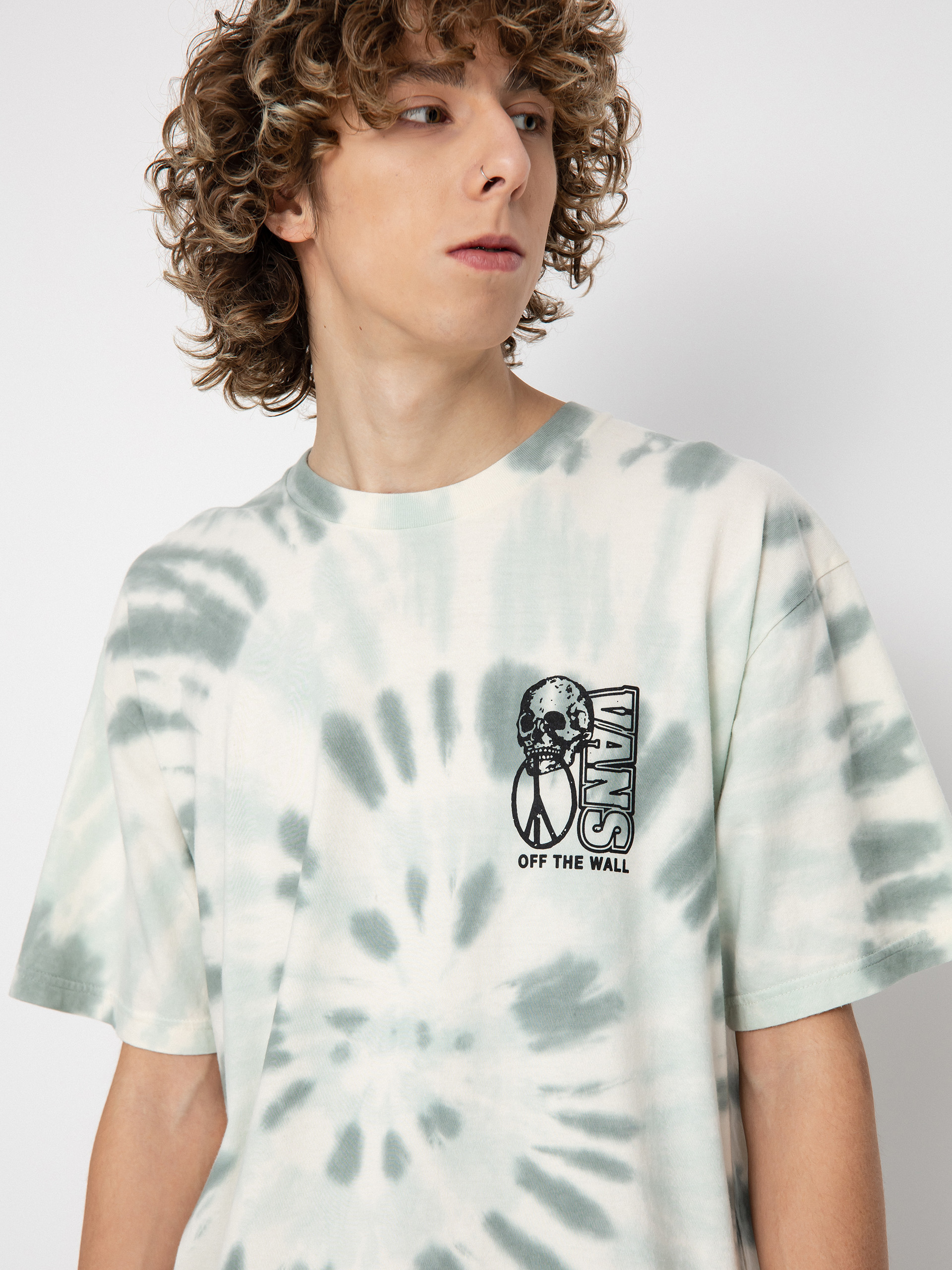 Tricou Vans Need Peace Tie Dye (chinois grn/antique white)