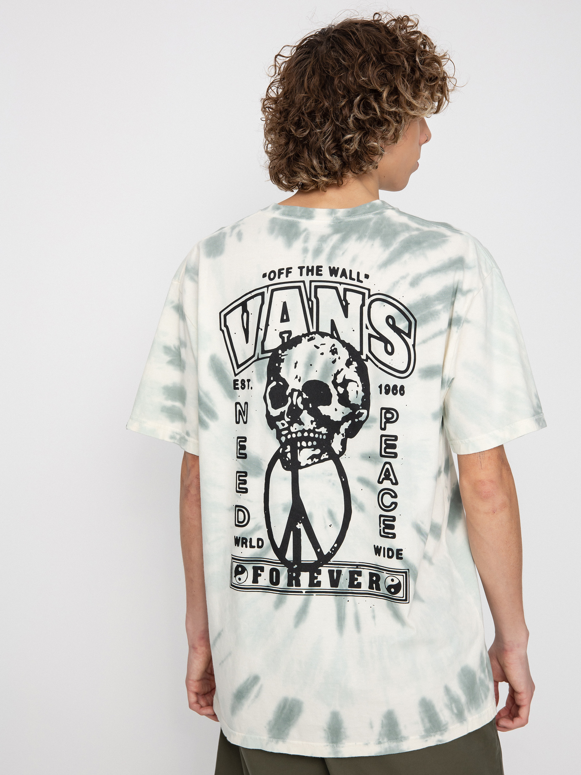 Tricou Vans Need Peace Tie Dye (chinois grn/antique white)