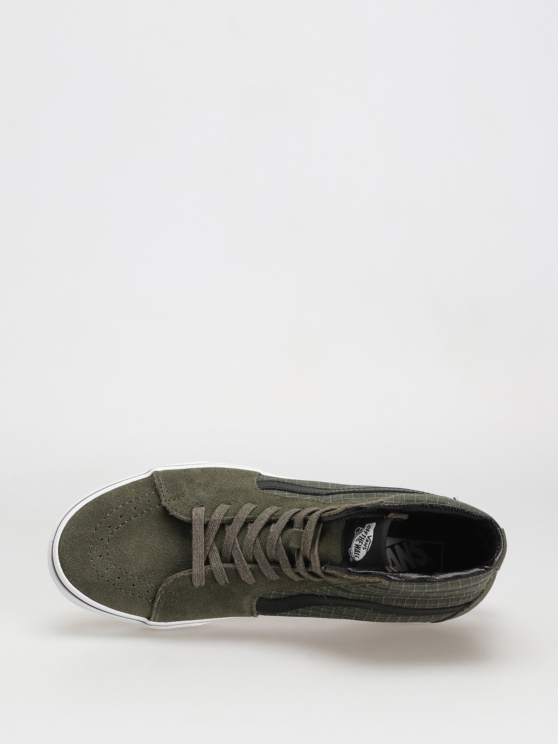 Pantofi Vans Sk8 Hi (ripstop canvas grape leaf/true white)
