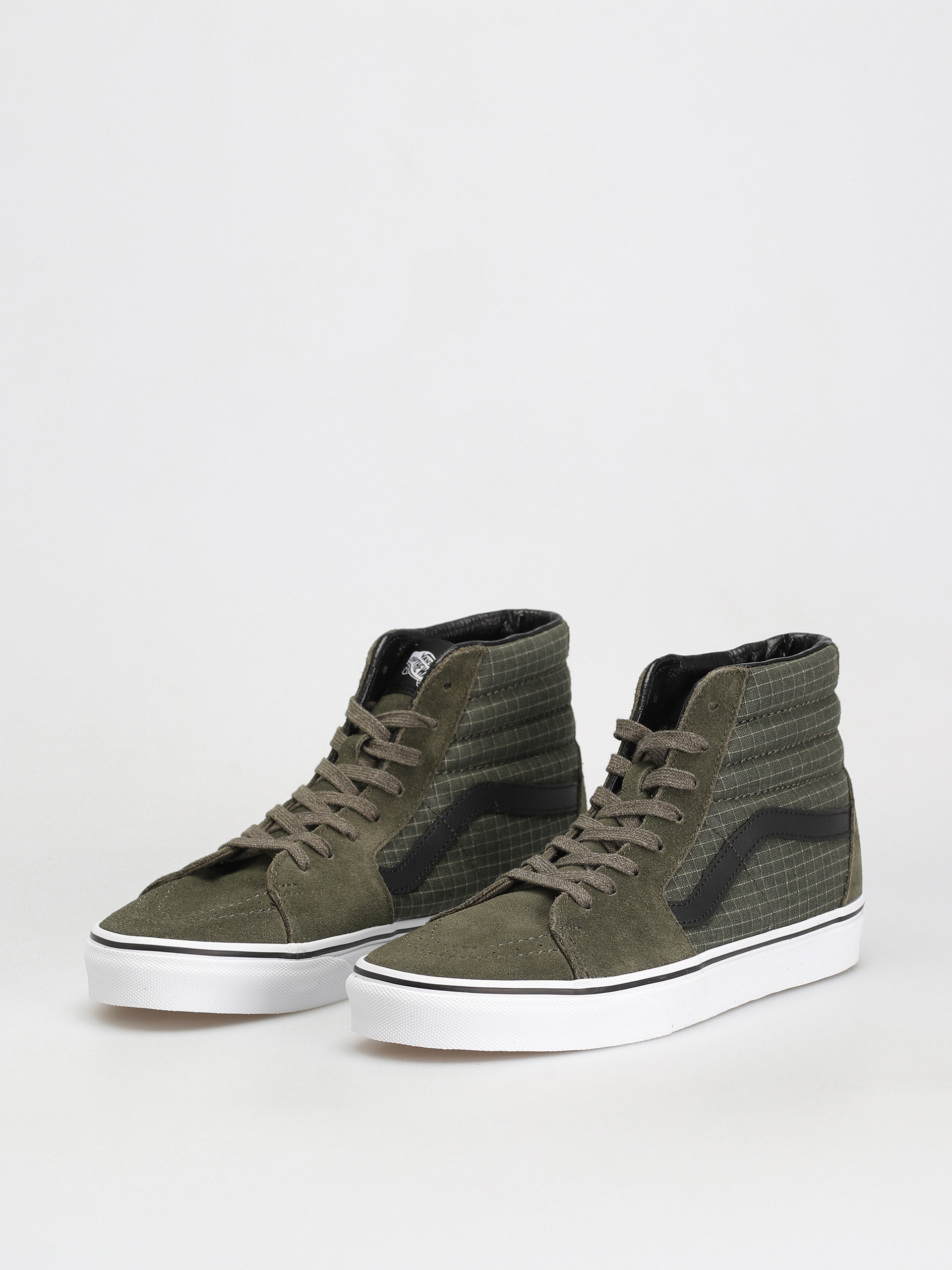 Pantofi Vans Sk8 Hi (ripstop canvas grape leaf/true white)
