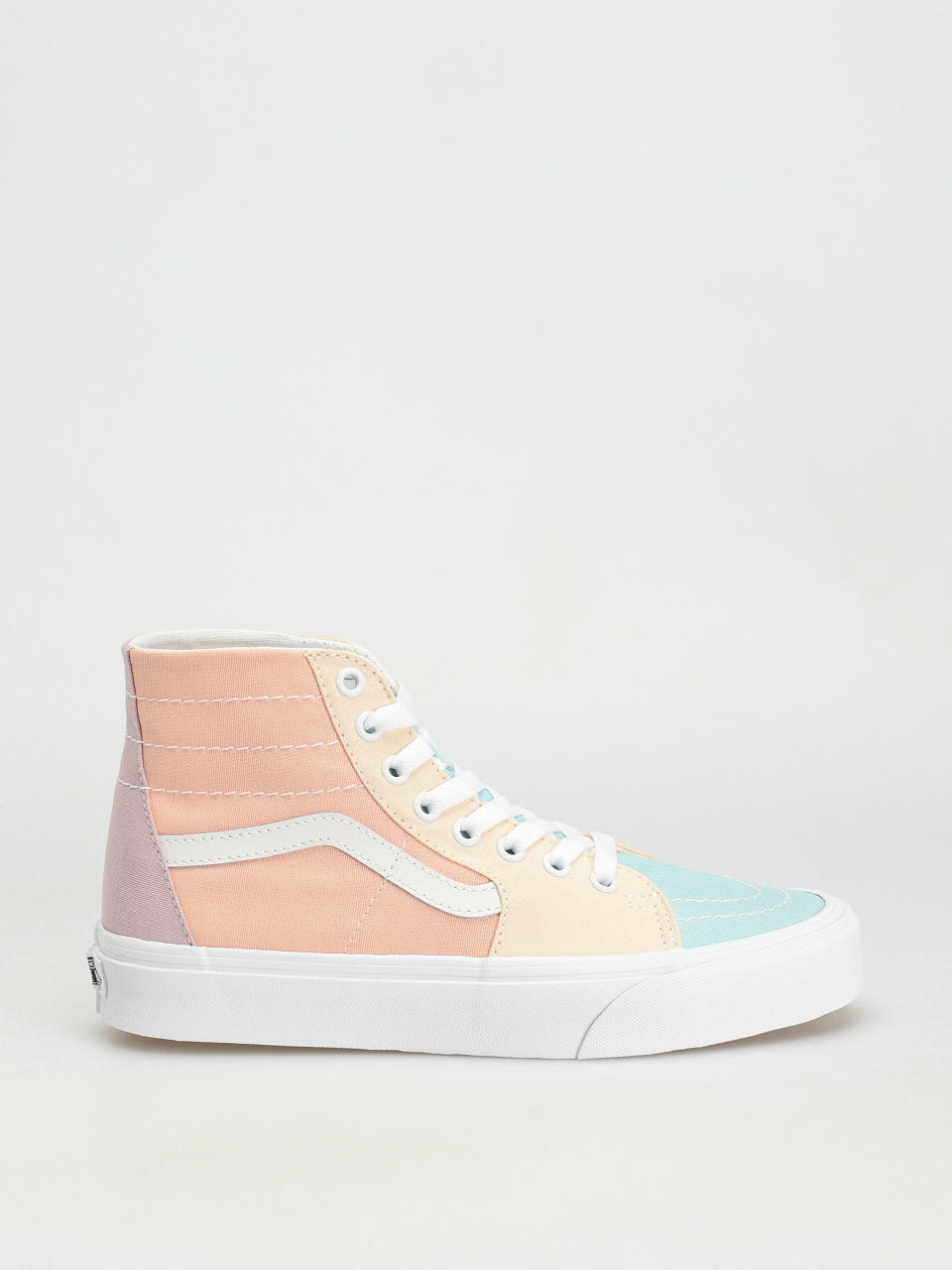 Pantofi Vans Sk8 Hi Tapered Wmn (pastel block multi/true white)