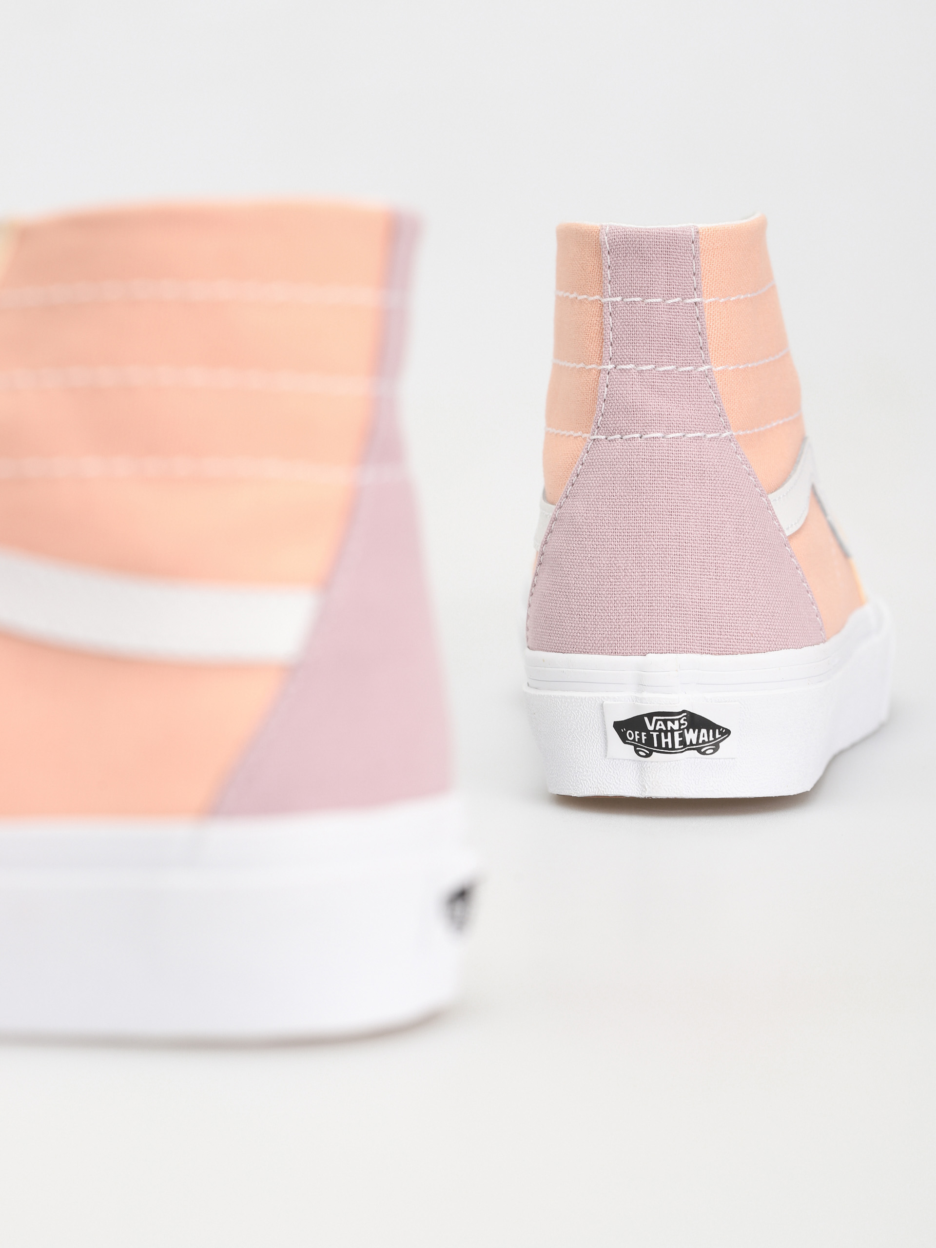 Pantofi Vans Sk8 Hi Tapered Wmn (pastel block multi/true white)