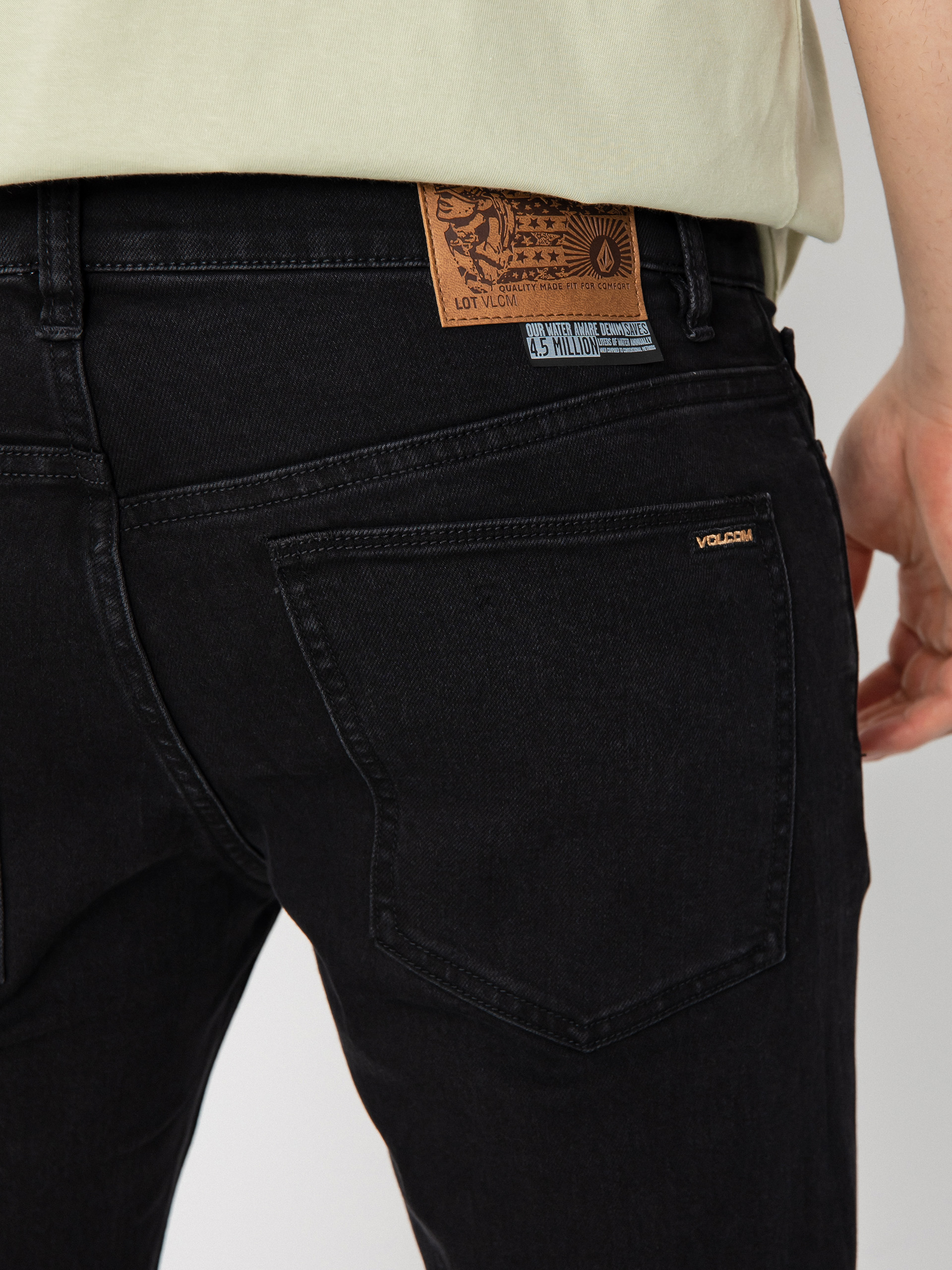 Pantaloni Volcom Solver Denim (black out)