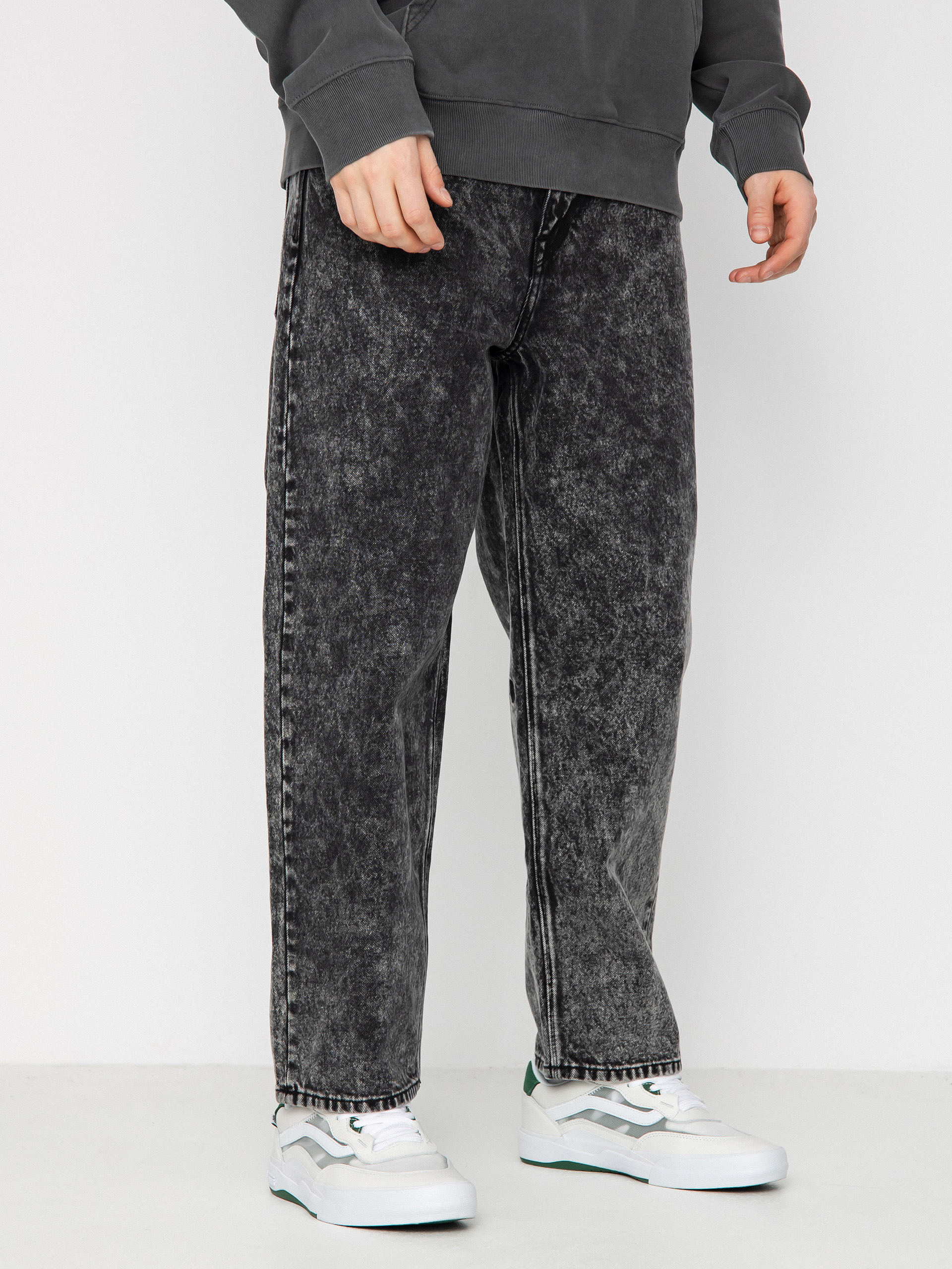 Pantaloni Volcom Billow Tapered (light acid black)