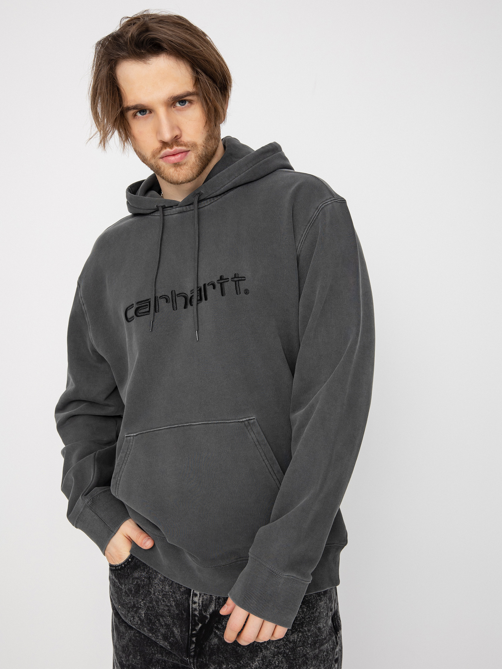 Hanorac cu glugă Carhartt WIP Duster HD (black)