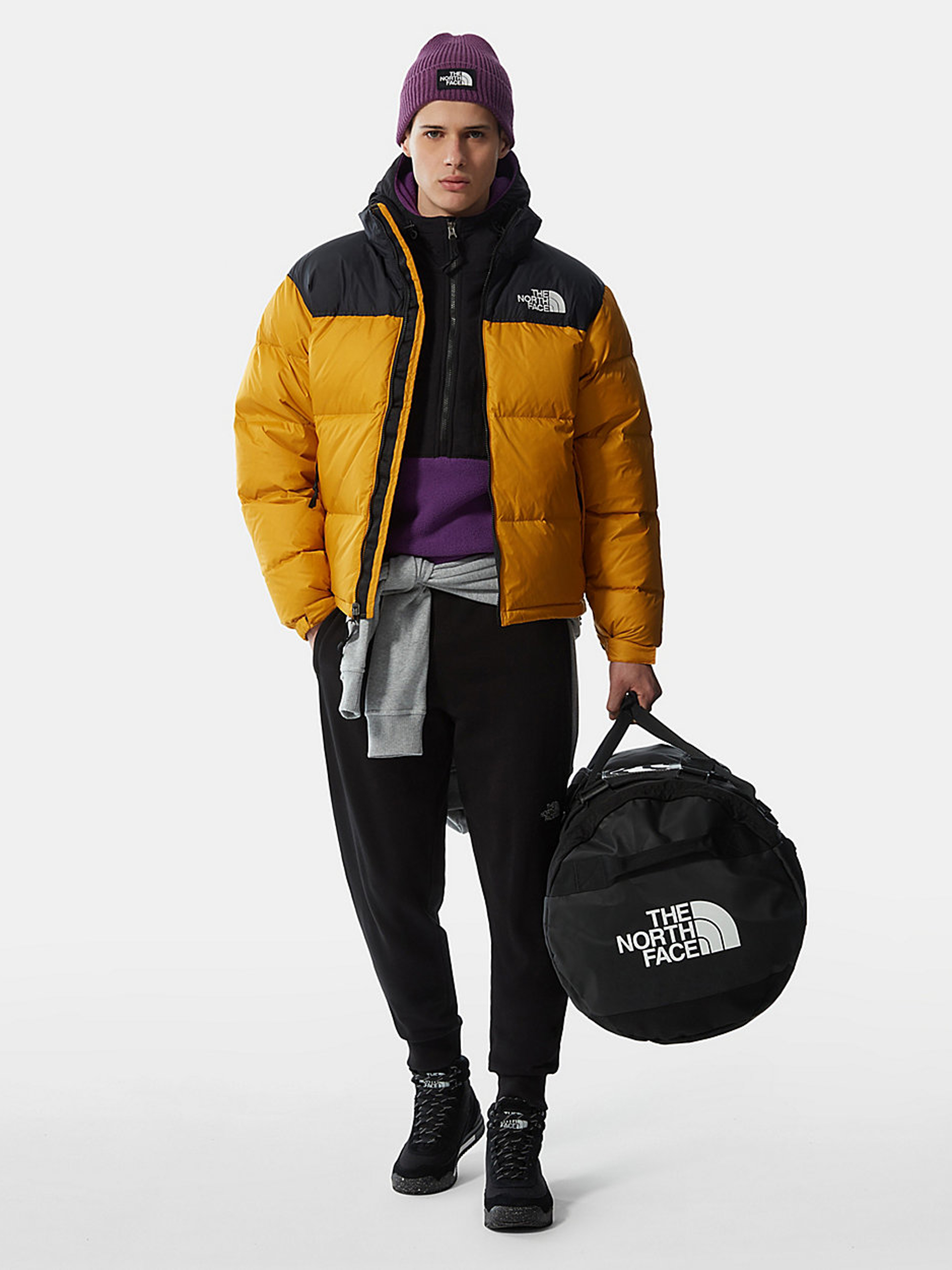 Geantă The North Face Base Camp Duffel L (tnf black/tnf white)