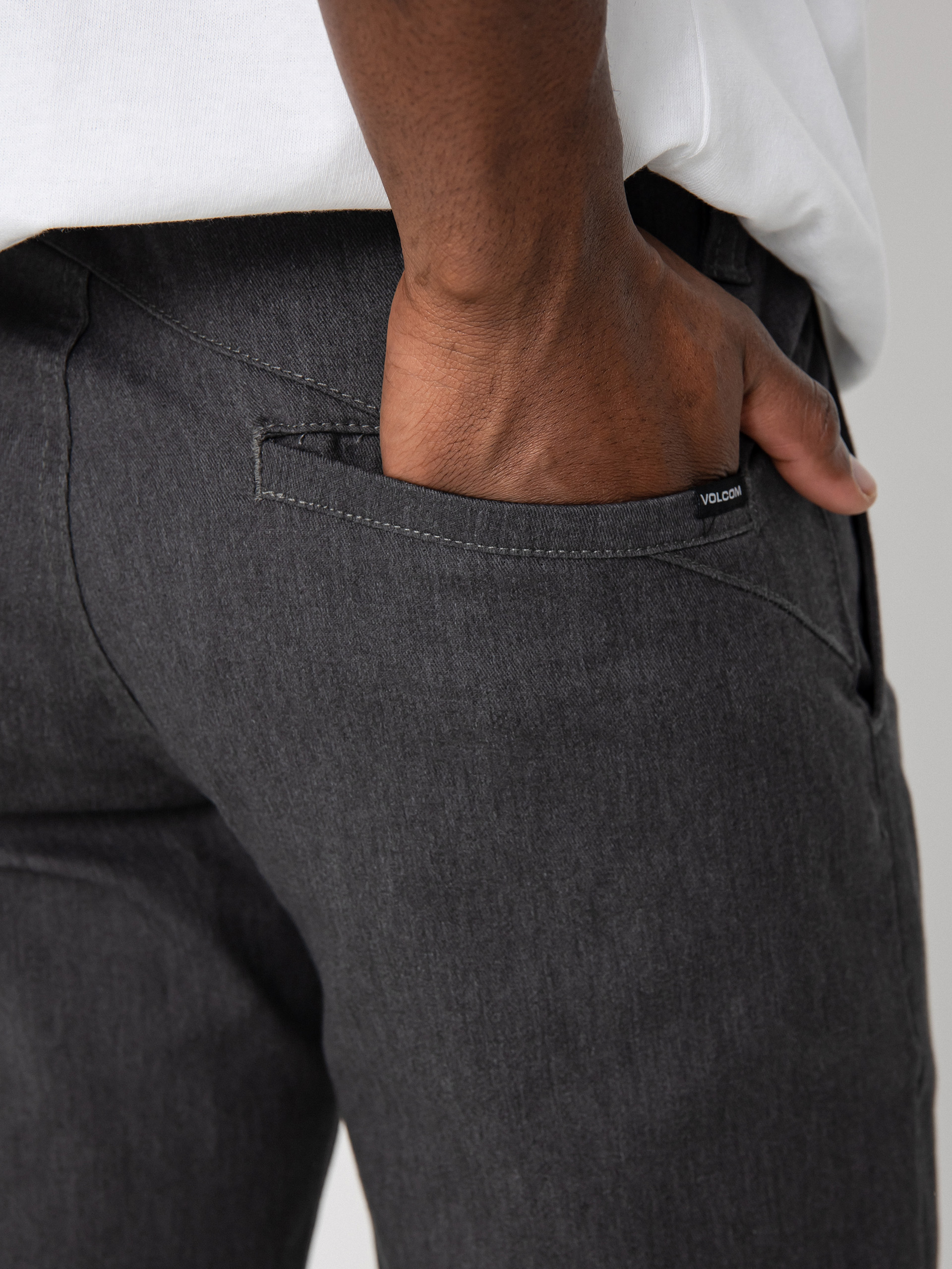 Pantaloni Volcom Frickin Modern Stret (charcoal heather)