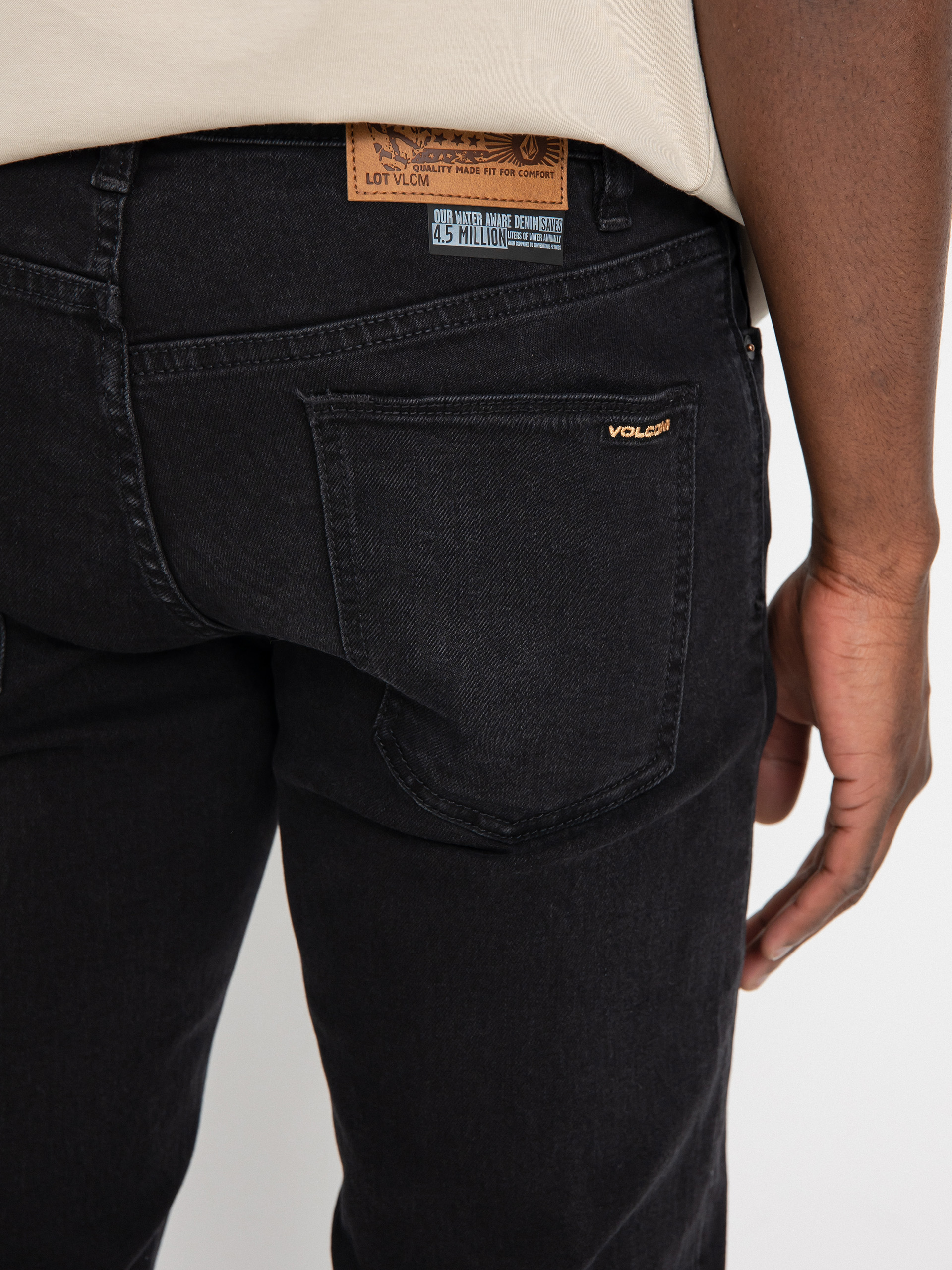 Pantaloni Volcom Vorta Denim (black out)