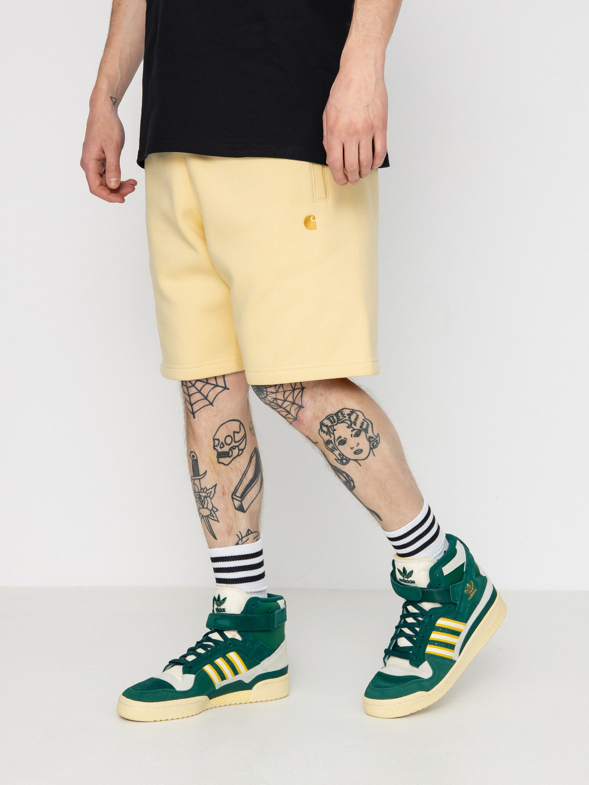 Șort Carhartt WIP Chase (citron/gold)