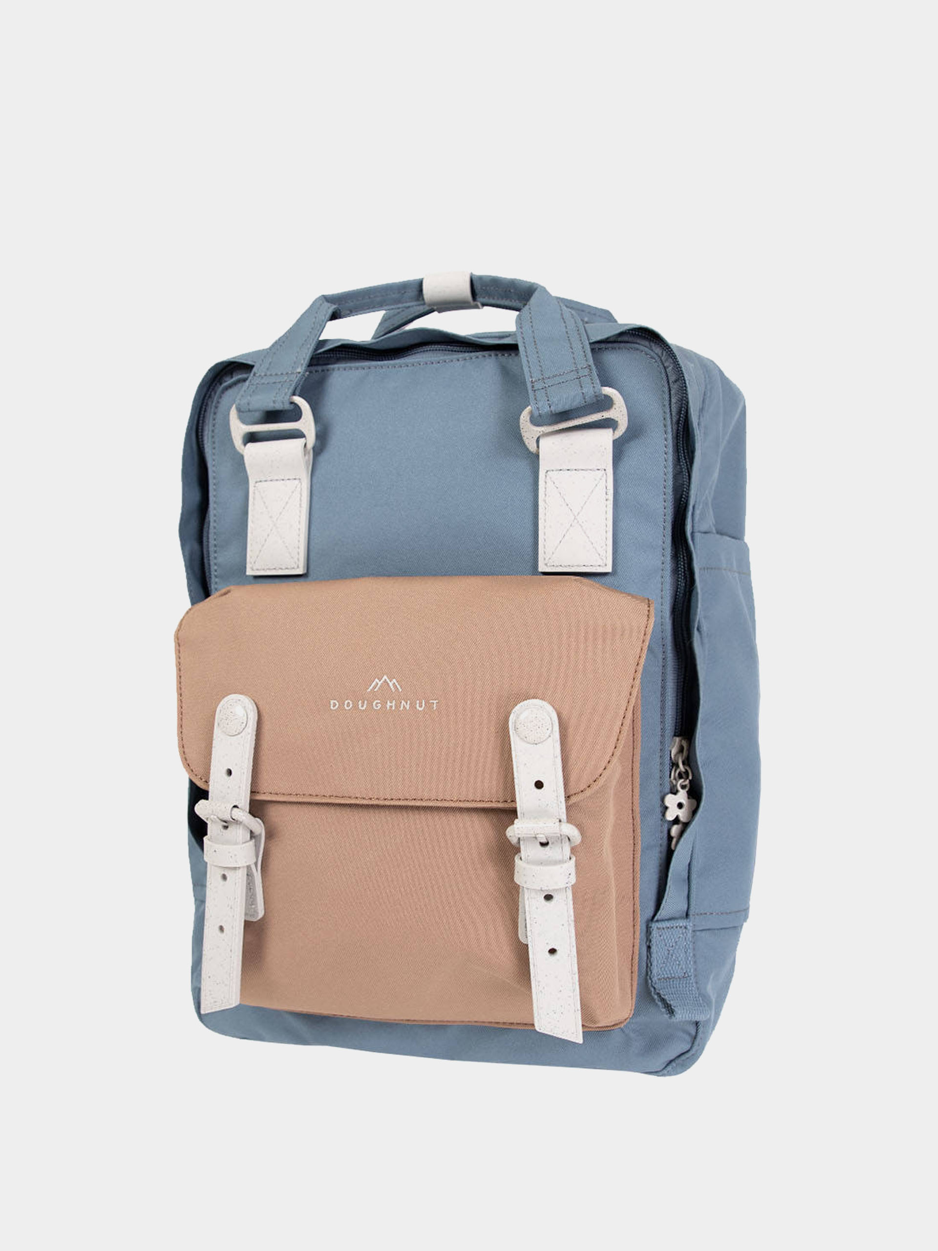 Rucsac Doughnut Macaroon Monet Series (dusty blue x mushroom)