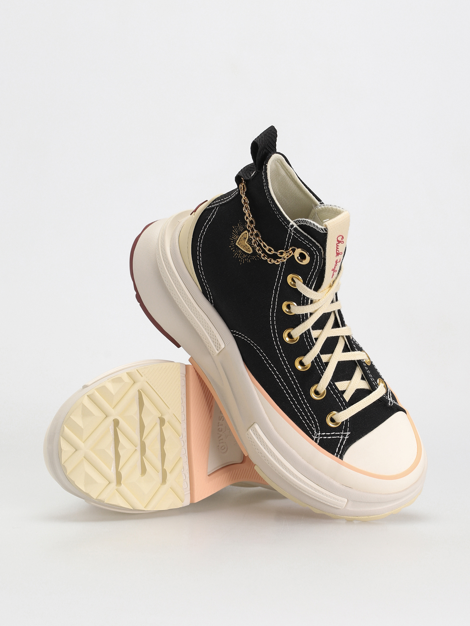 Pantofi Converse Run Star Legacy CX Hi (black/egret)