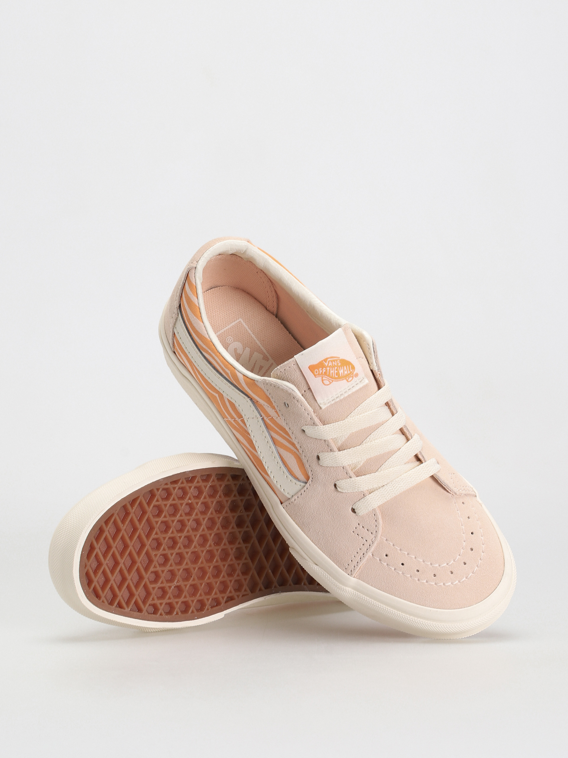 Pantofi Vans Sk8 Low Wmn (tonal stripes peach dust)