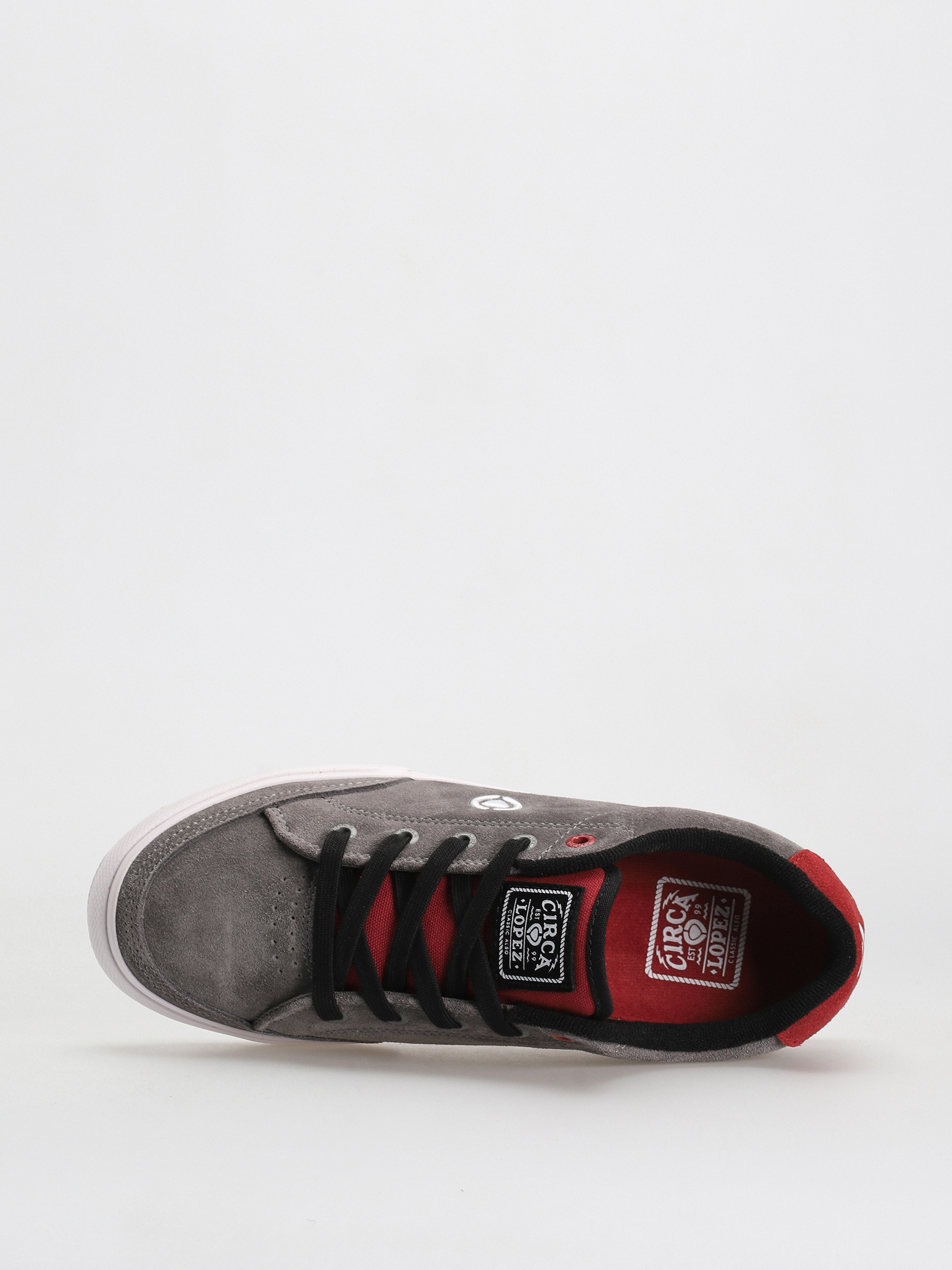 Pantofi Circa Al 50 Slim (charcoal grey/pompeian red/white)
