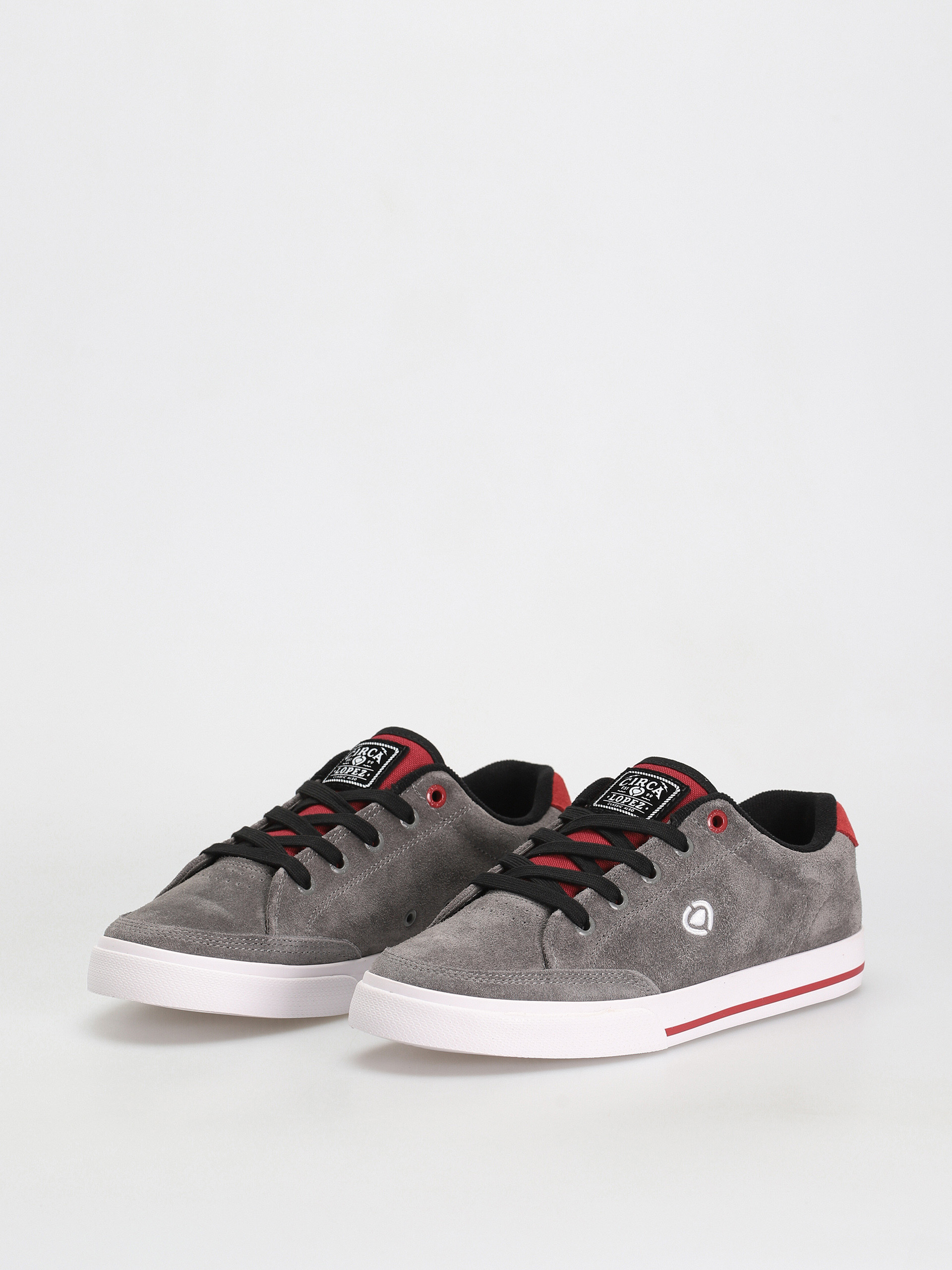 Pantofi Circa Al 50 Slim (charcoal grey/pompeian red/white)