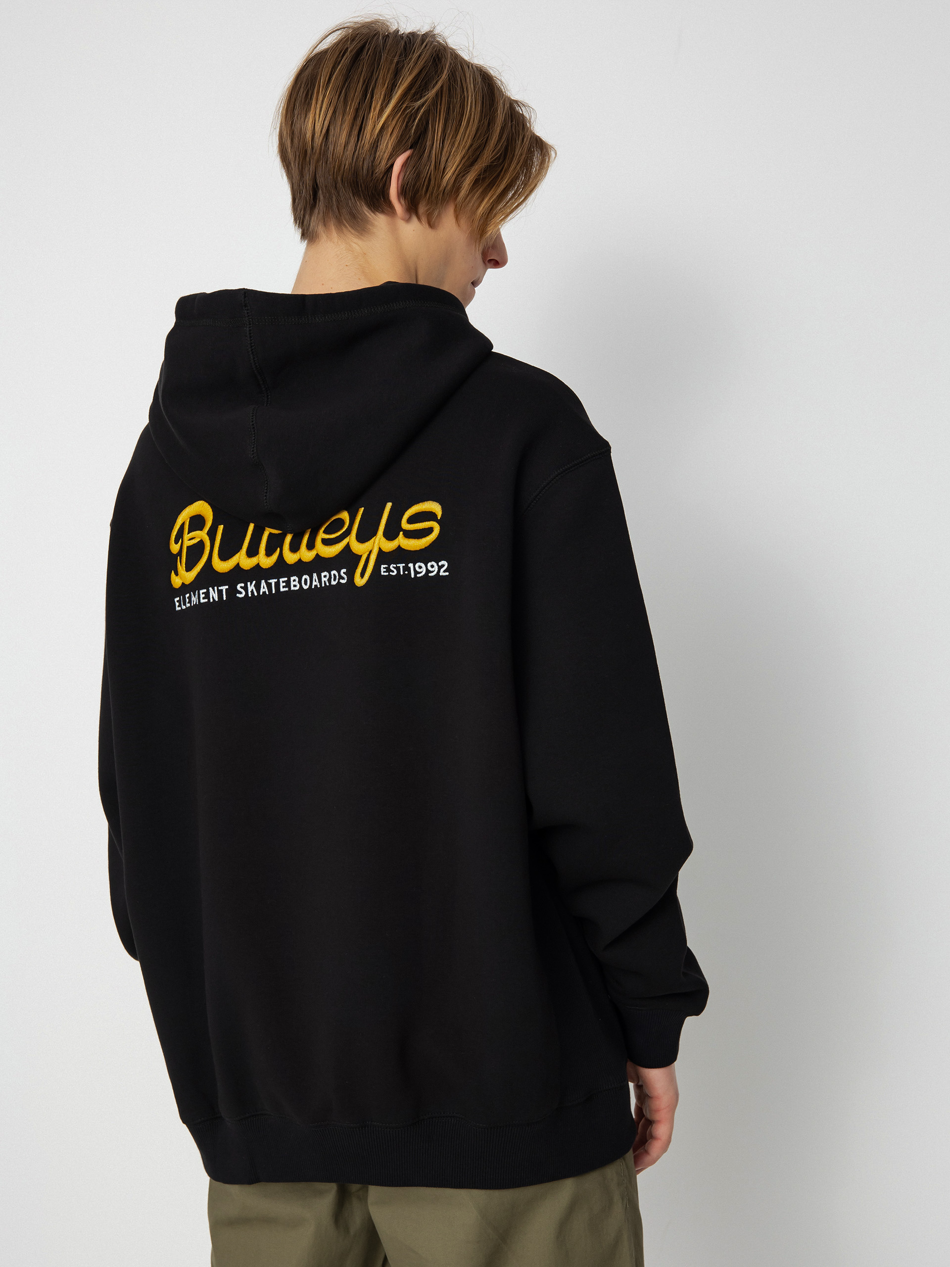 Hanorac cu glugă Element Burleys HD (flint black)
