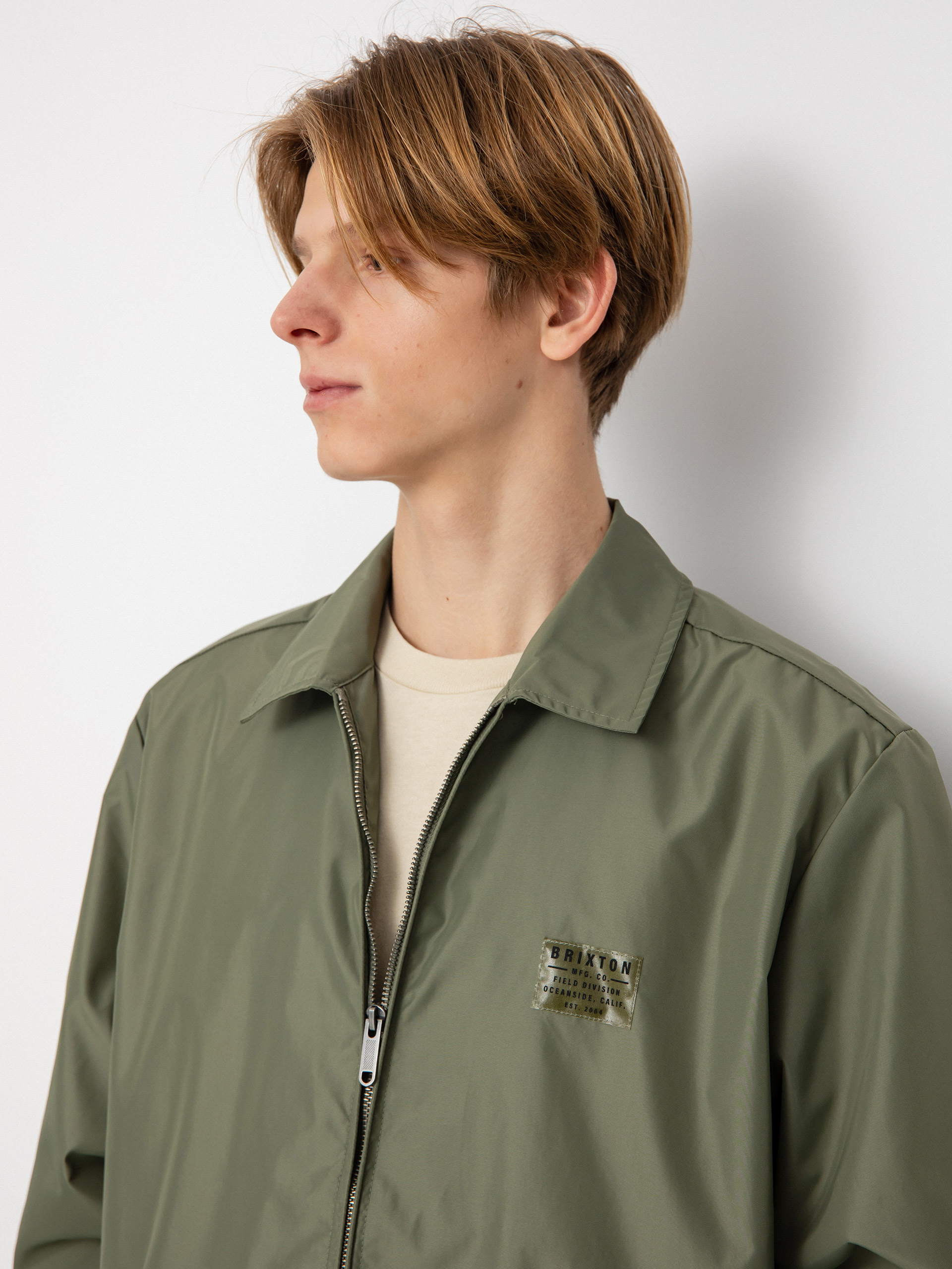 Geacă Brixton Utopia Vintage Nylon (olive surplus)