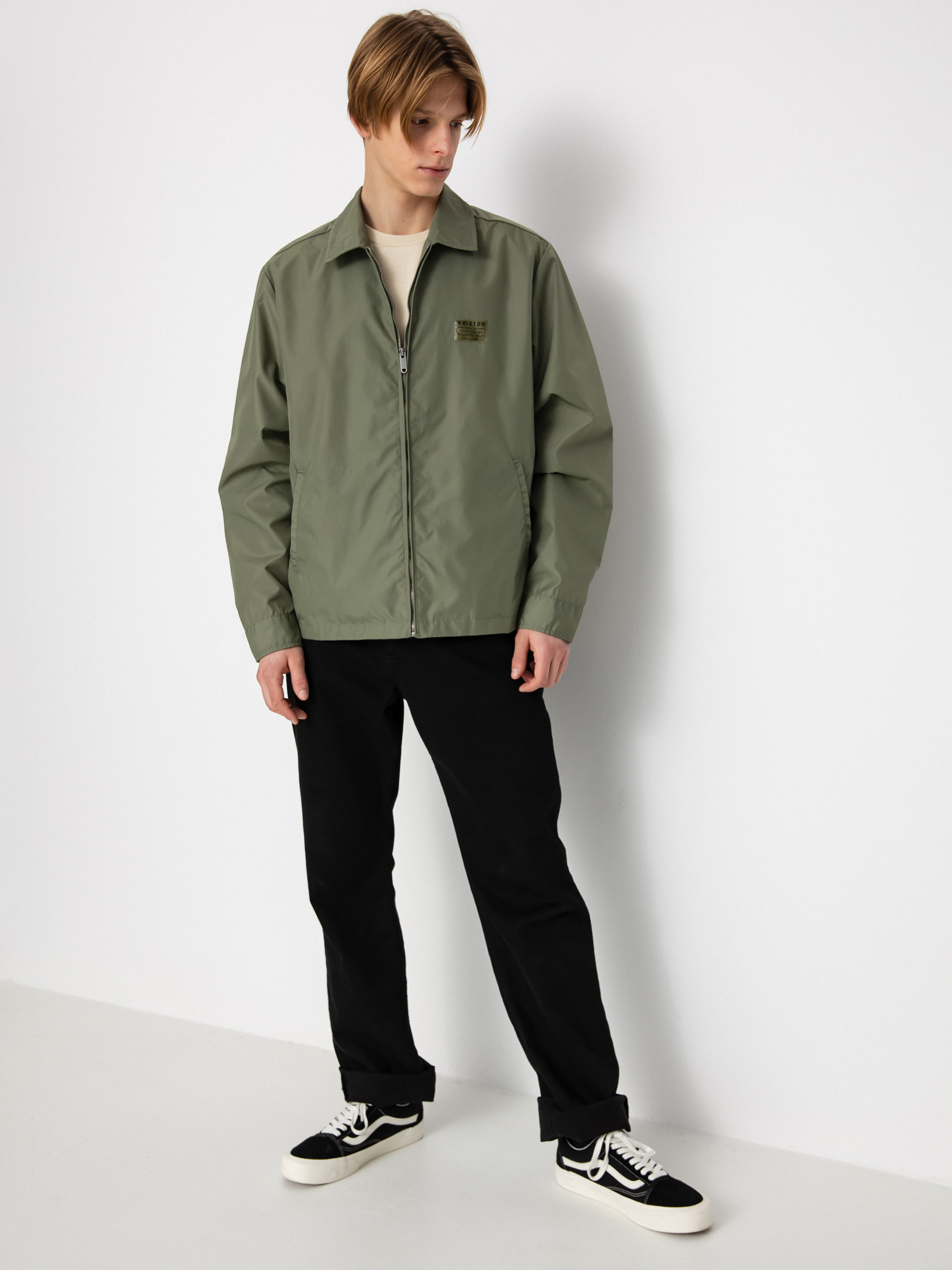 Geacă Brixton Utopia Vintage Nylon (olive surplus)