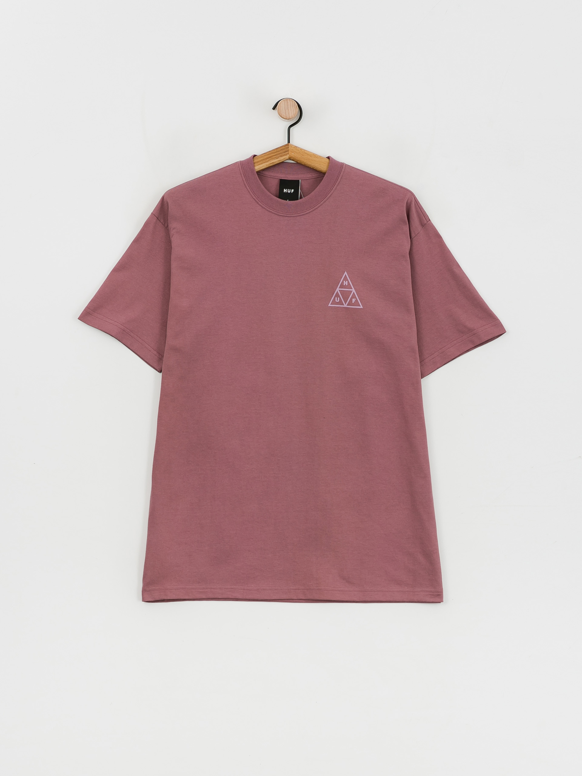 Tricou HUF Triple Triangle (mauve)