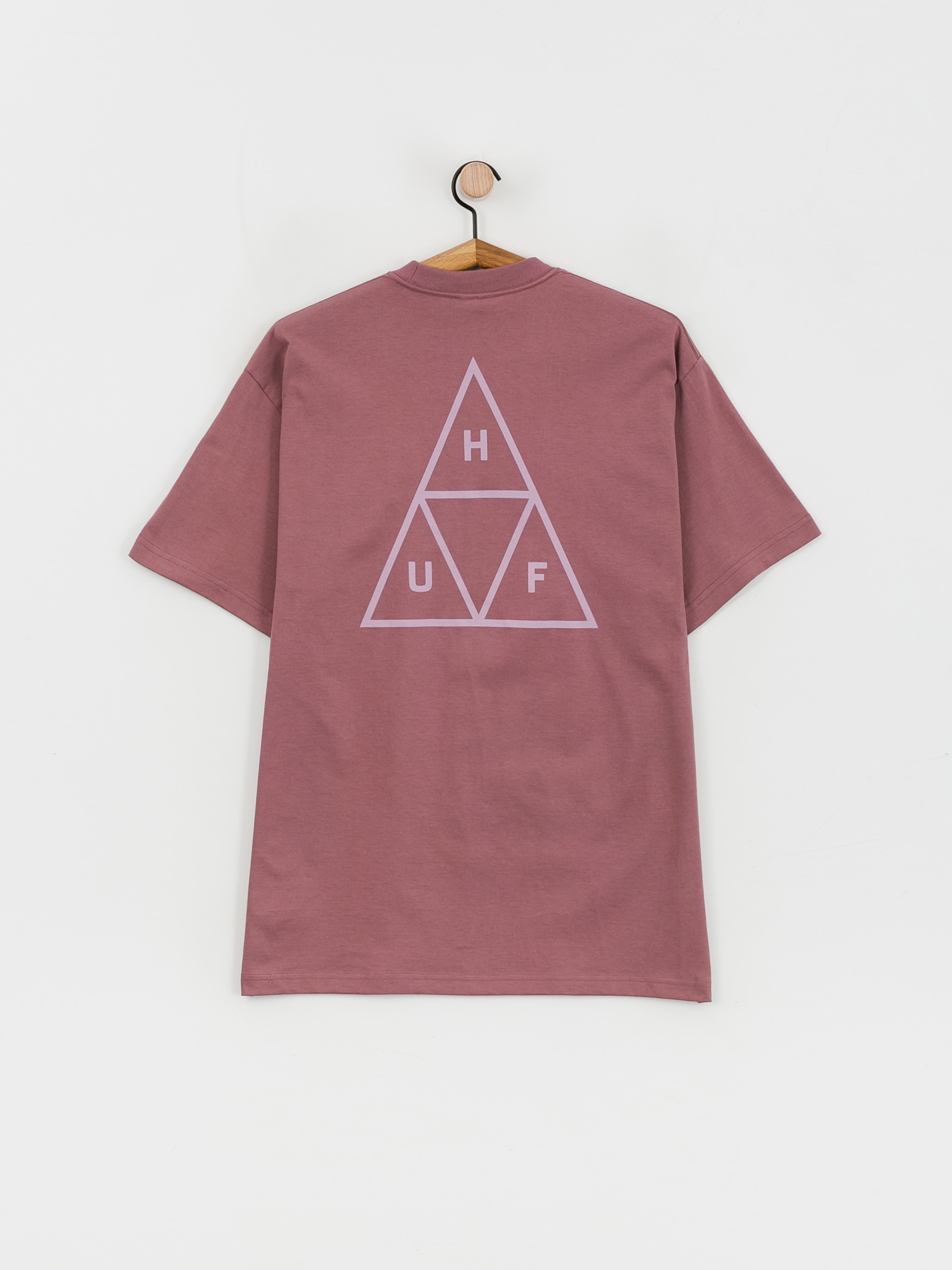 Tricou HUF Triple Triangle (mauve)