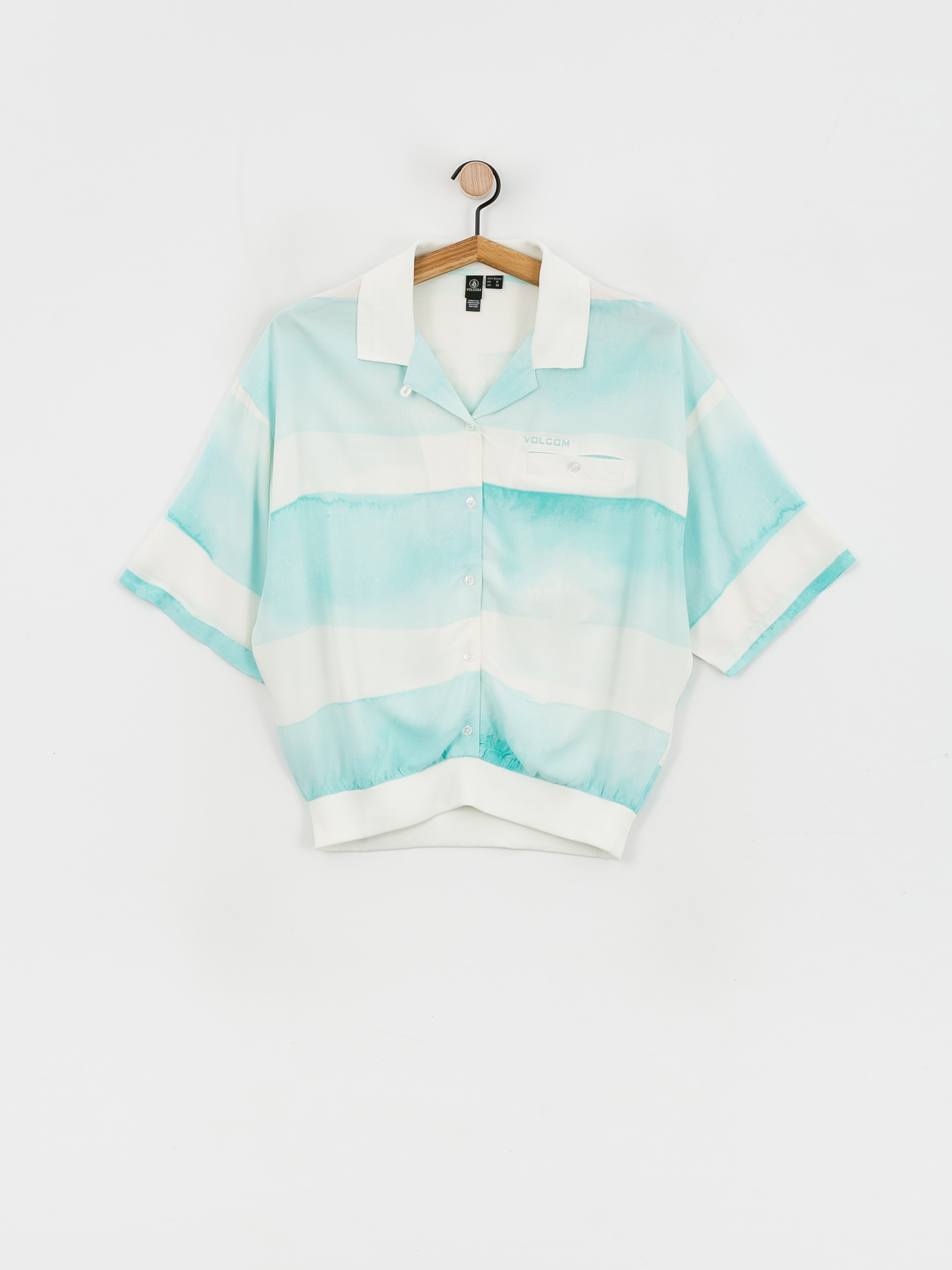 Cămașă Volcom Stay Stripes Wmn (pale aqua)
