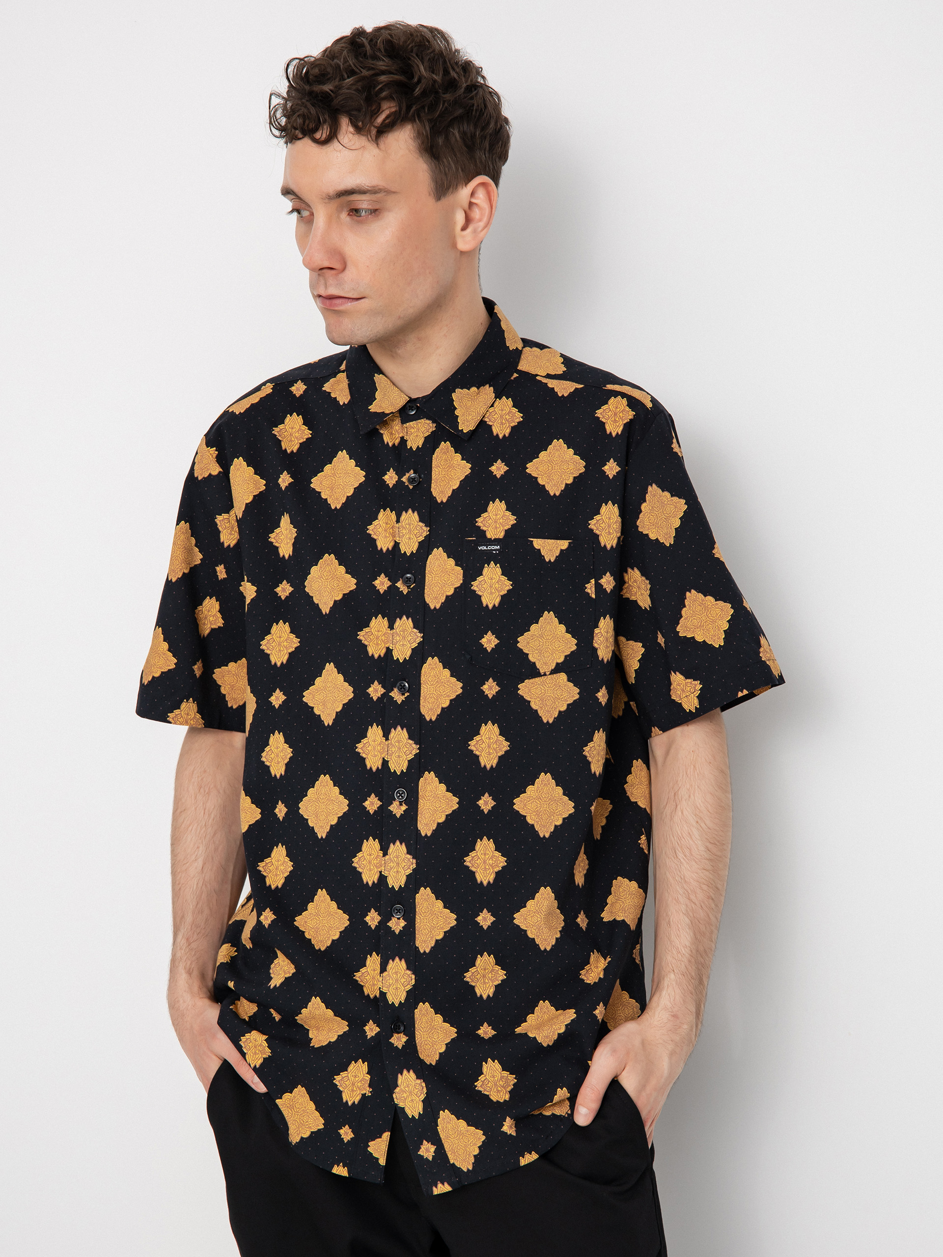 Cămașă Volcom Grit Mandala (new black)
