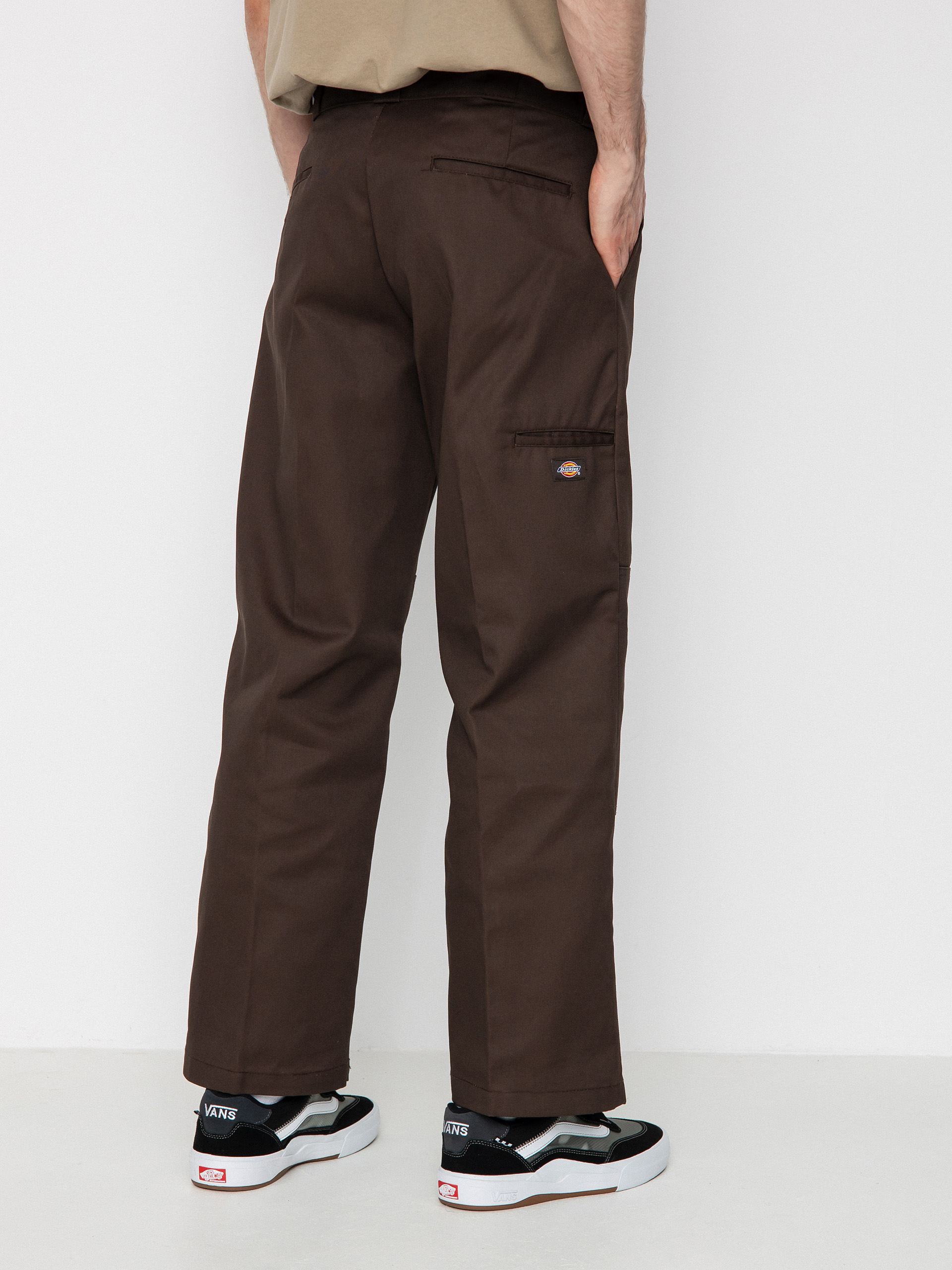 Pantaloni Dickies Double Knee (dark brown)