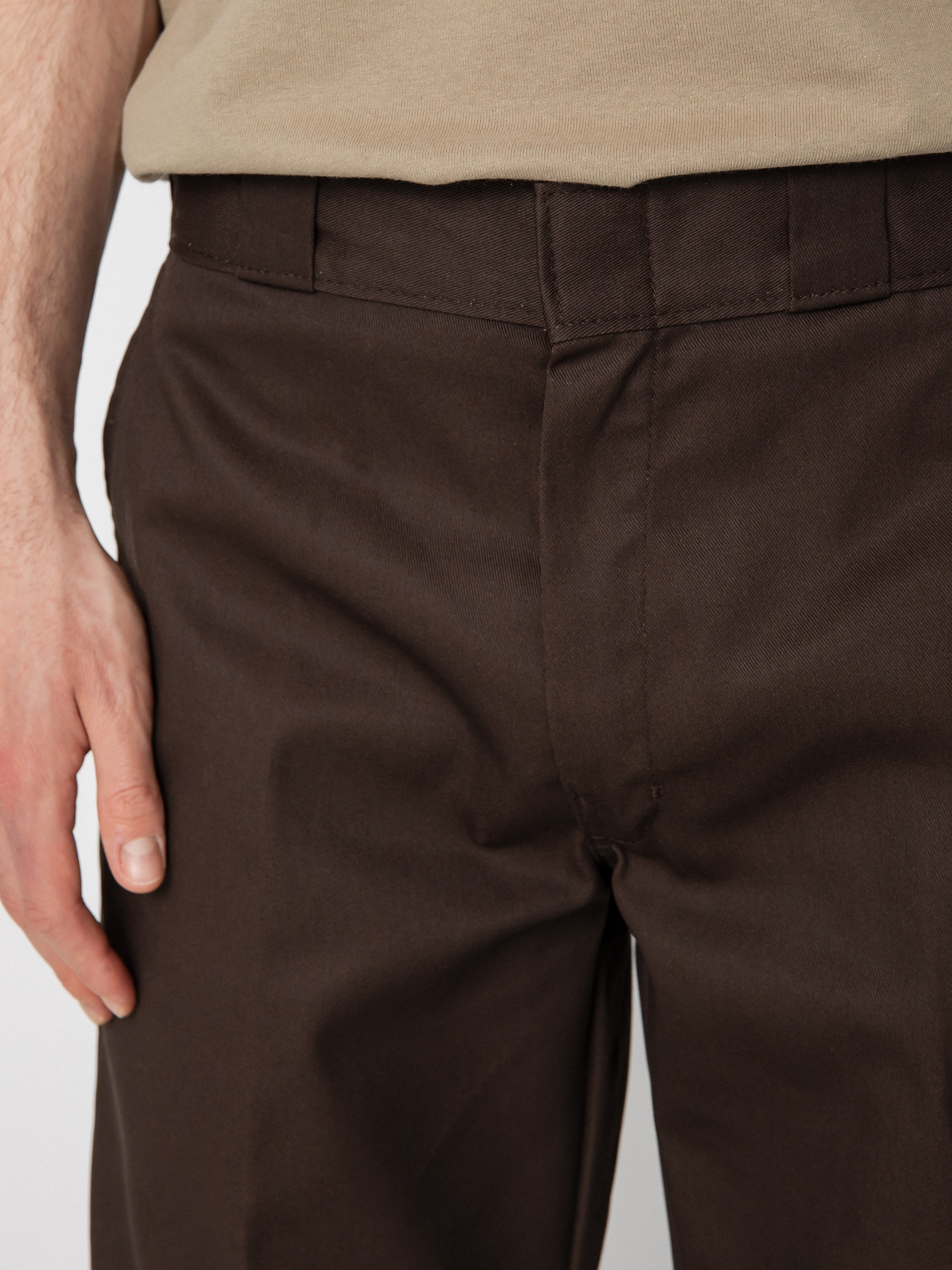 Pantaloni Dickies Double Knee (dark brown)
