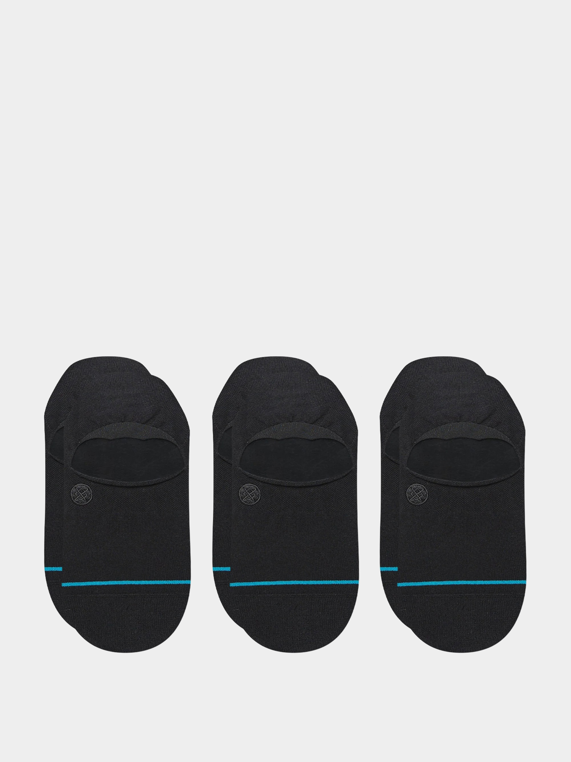 Șosete Stance Icon No Show 3 Pack (black)