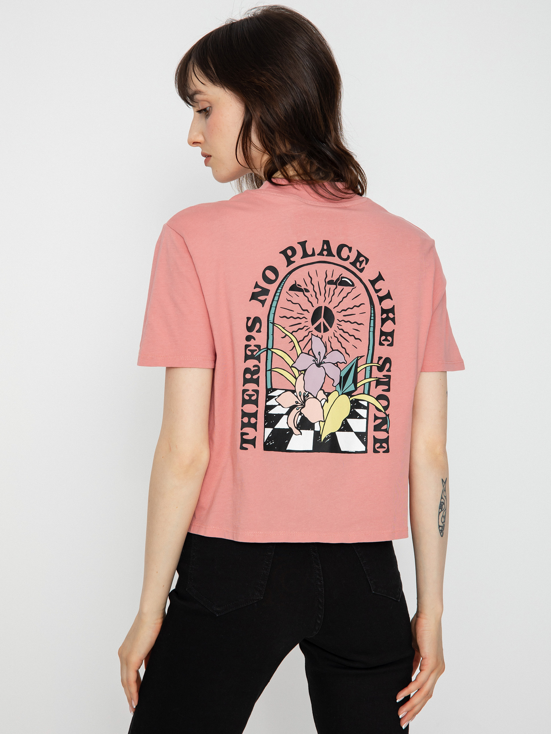 Tricou Volcom Pocket Dial Wmn (desert pink)