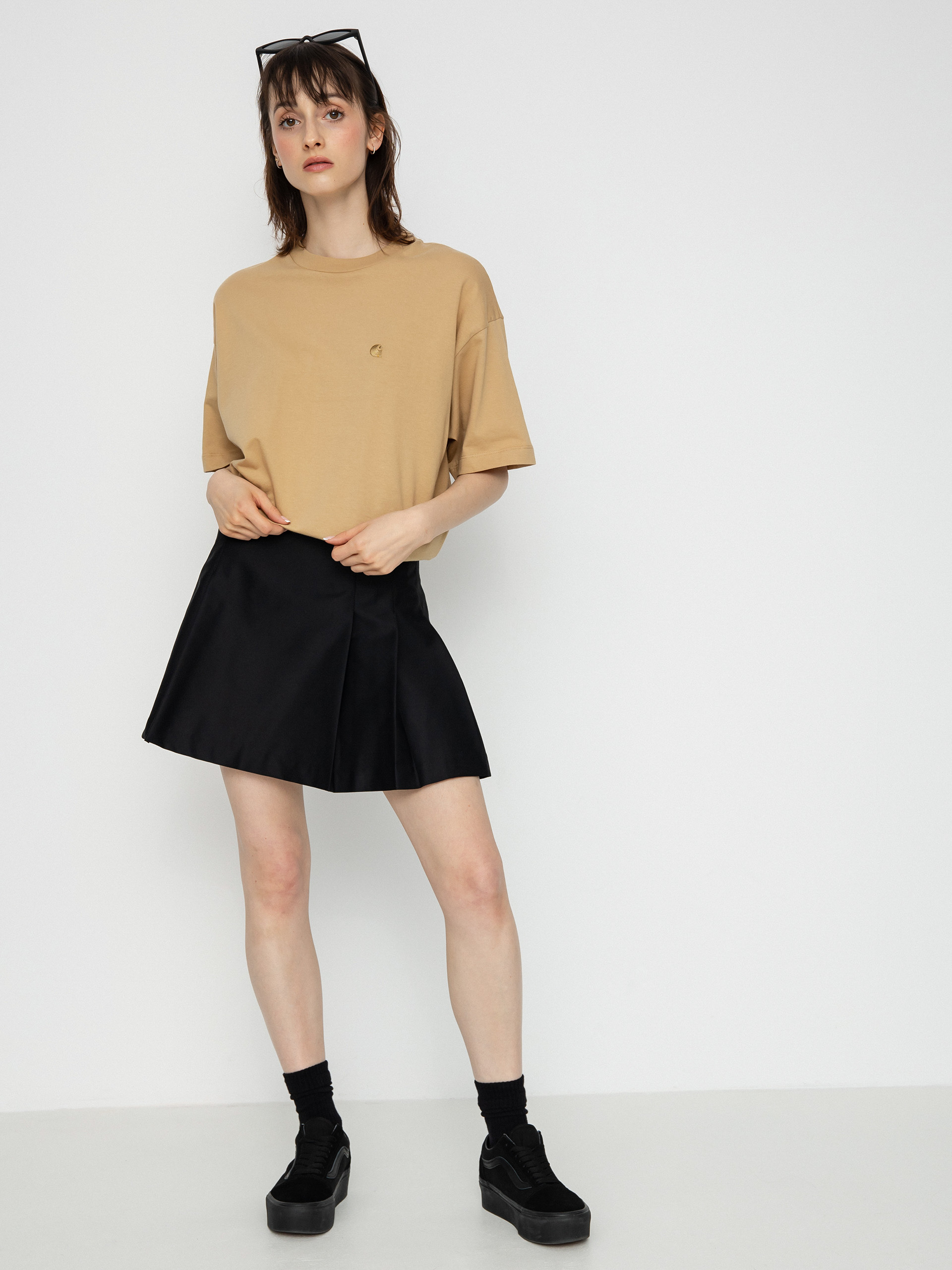 Tricou Carhartt WIP Chester Wmn (dusty h brown)