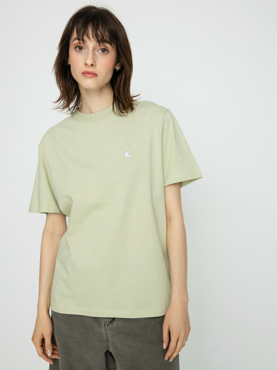 Tricou Carhartt WIP Casey Wmn (agave/silver)