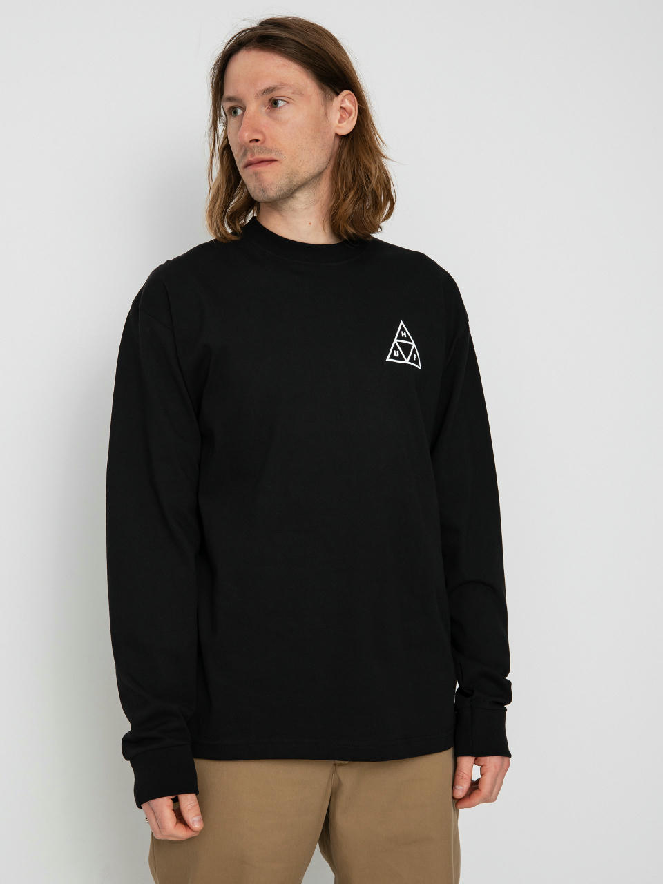 Longsleeve HUF Triple Triangle (black)