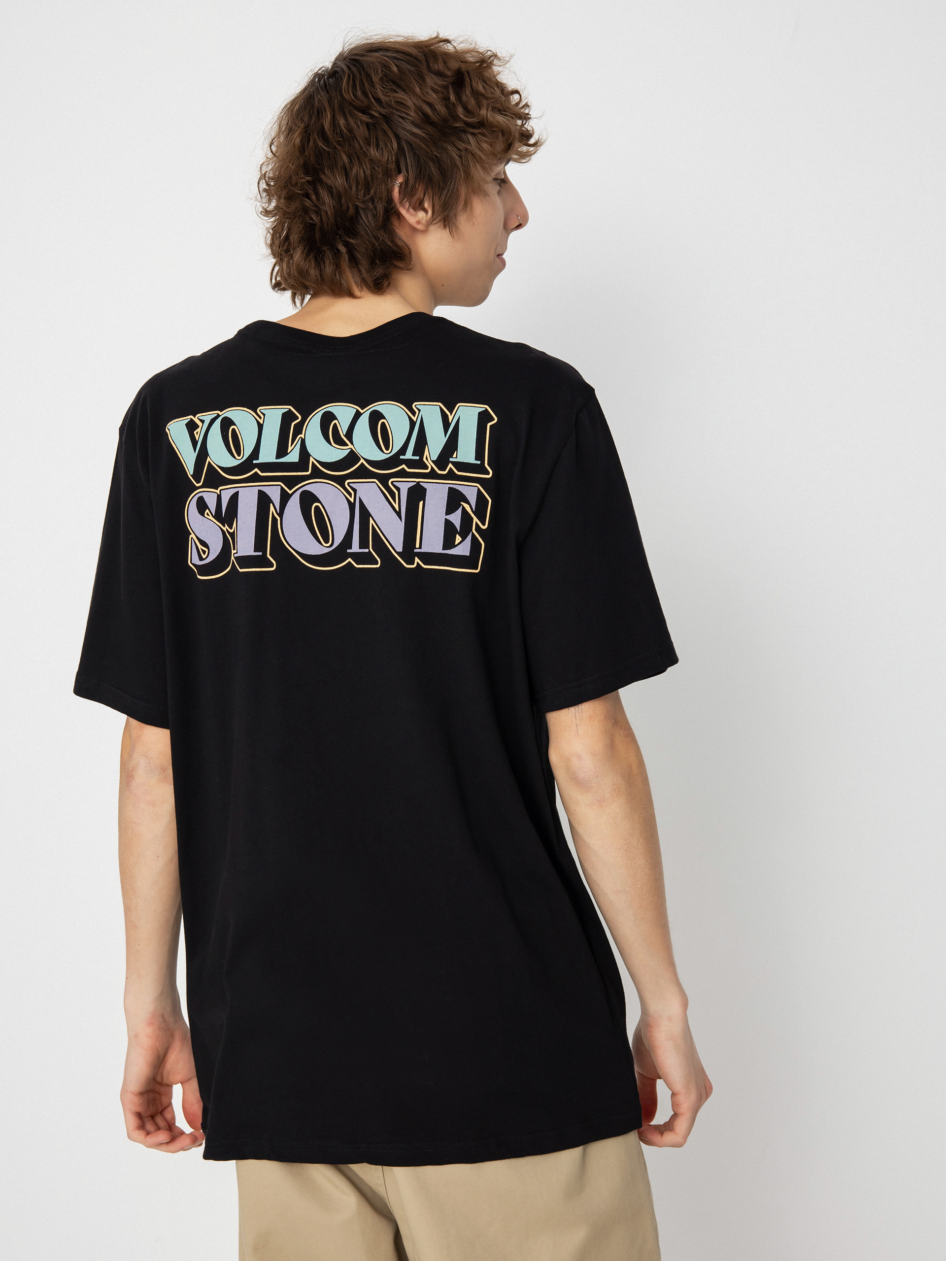 Tricou Volcom Stript (black)