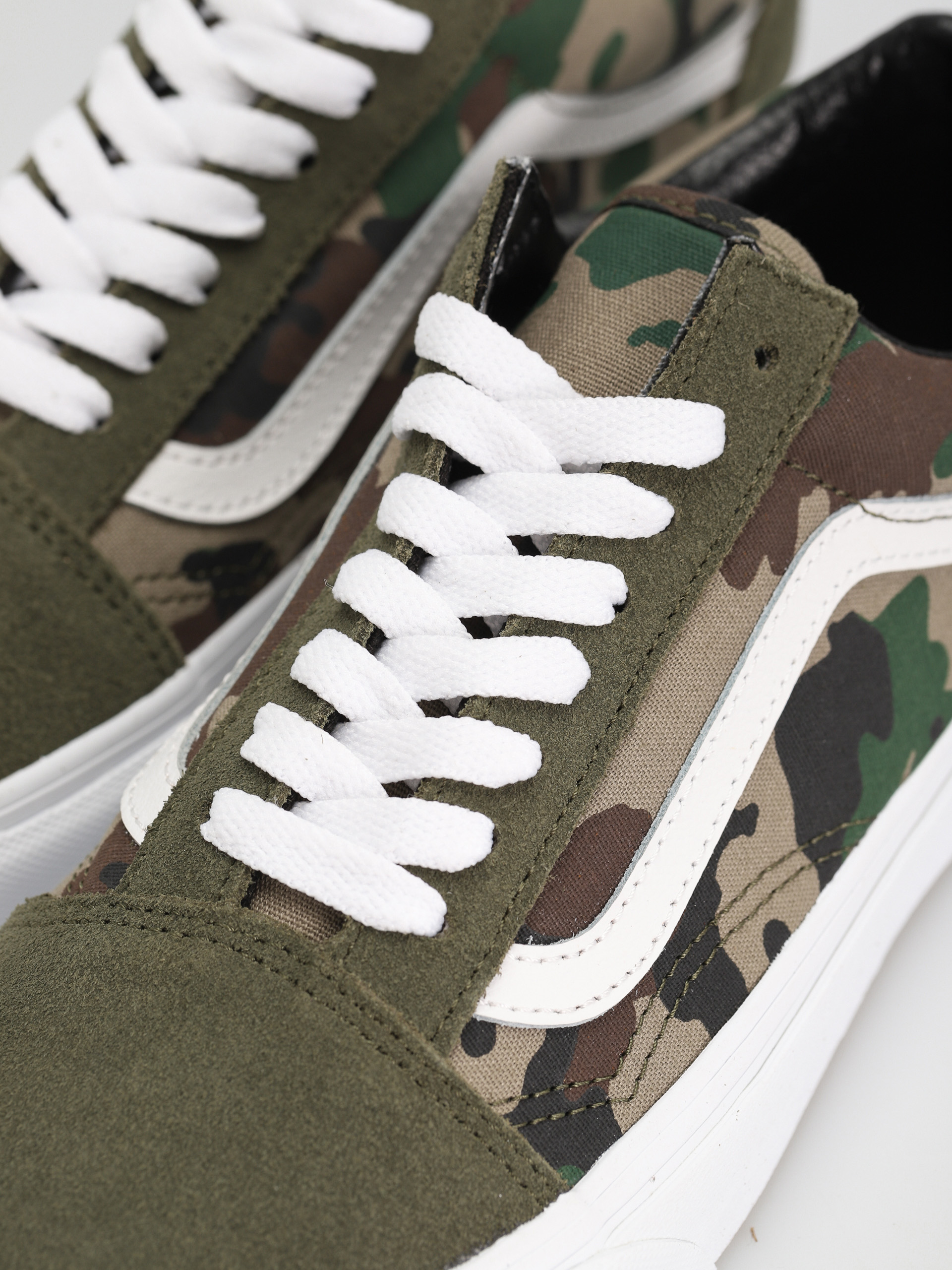 Pantofi Vans Old Skool (camo olive/white)