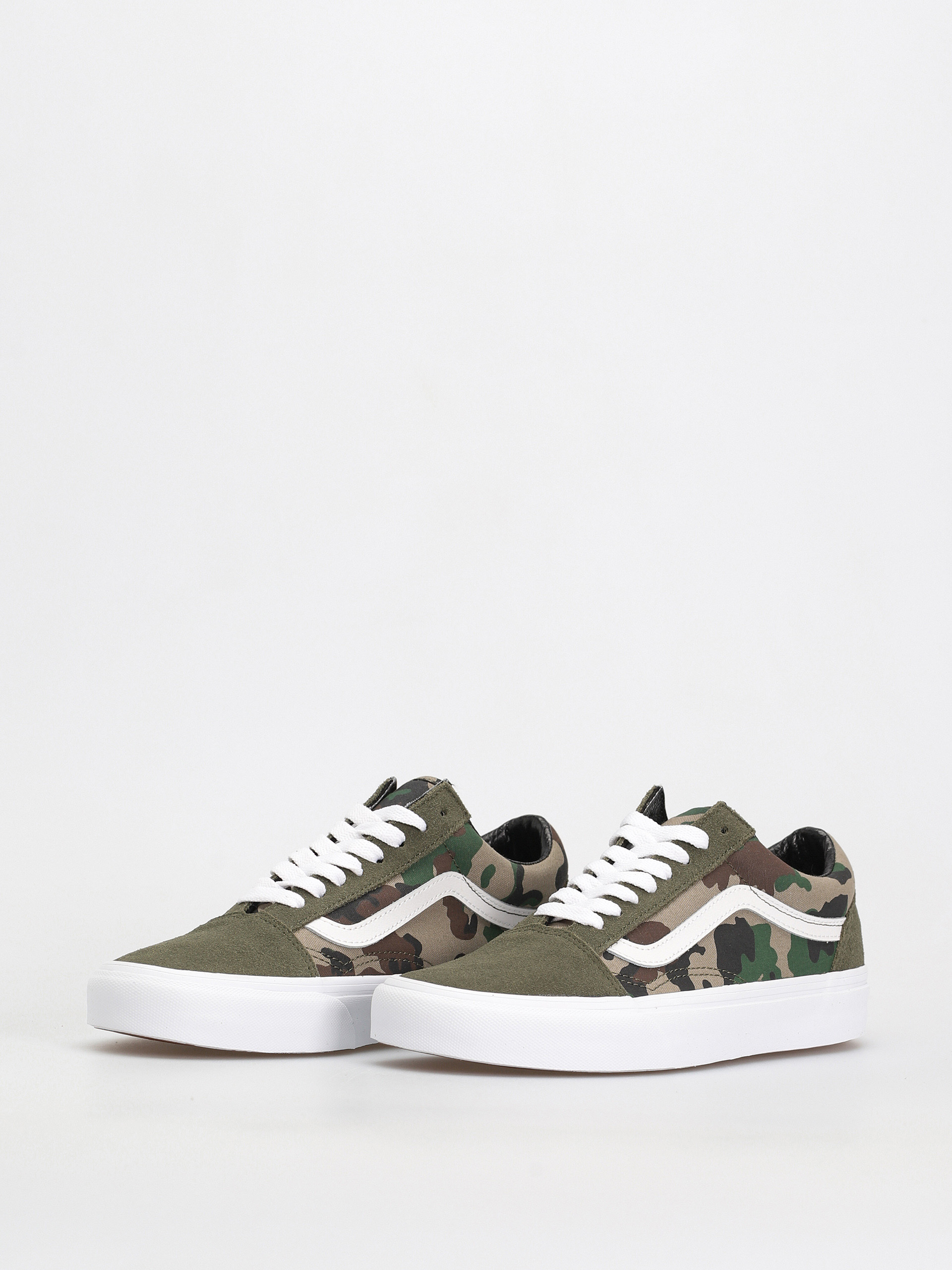 Pantofi Vans Old Skool (camo olive/white)