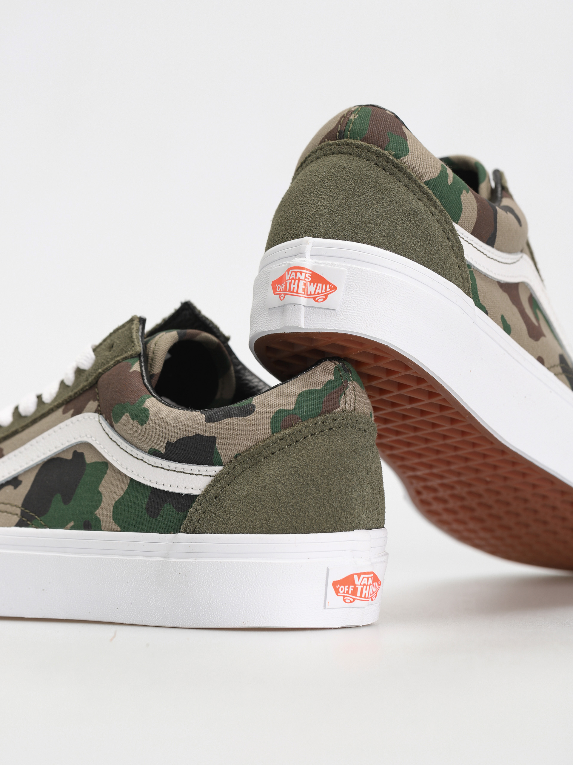 Pantofi Vans Old Skool (camo olive/white)
