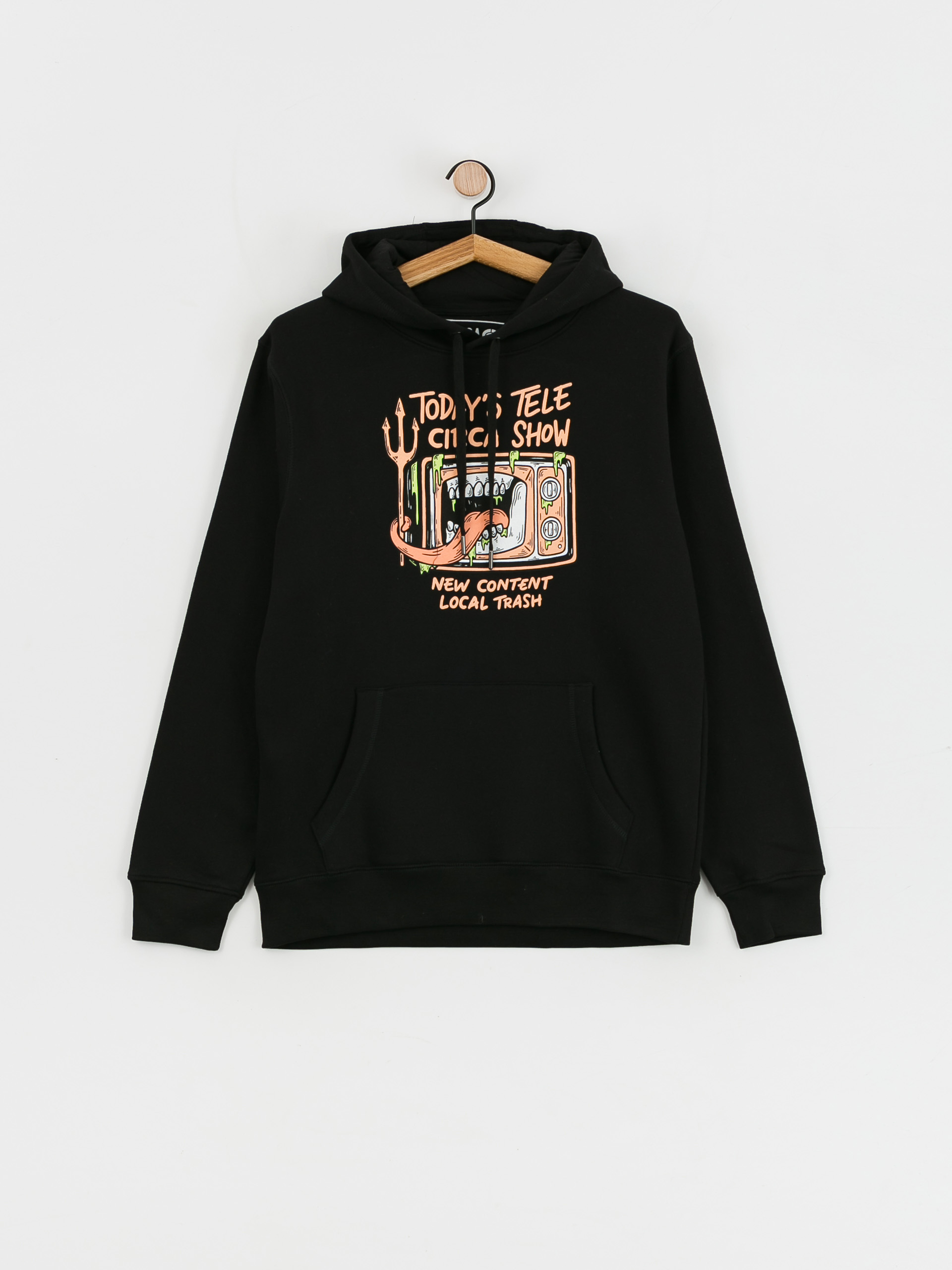 Hanorac cu glugă Circa Telec1Rca HD (black)