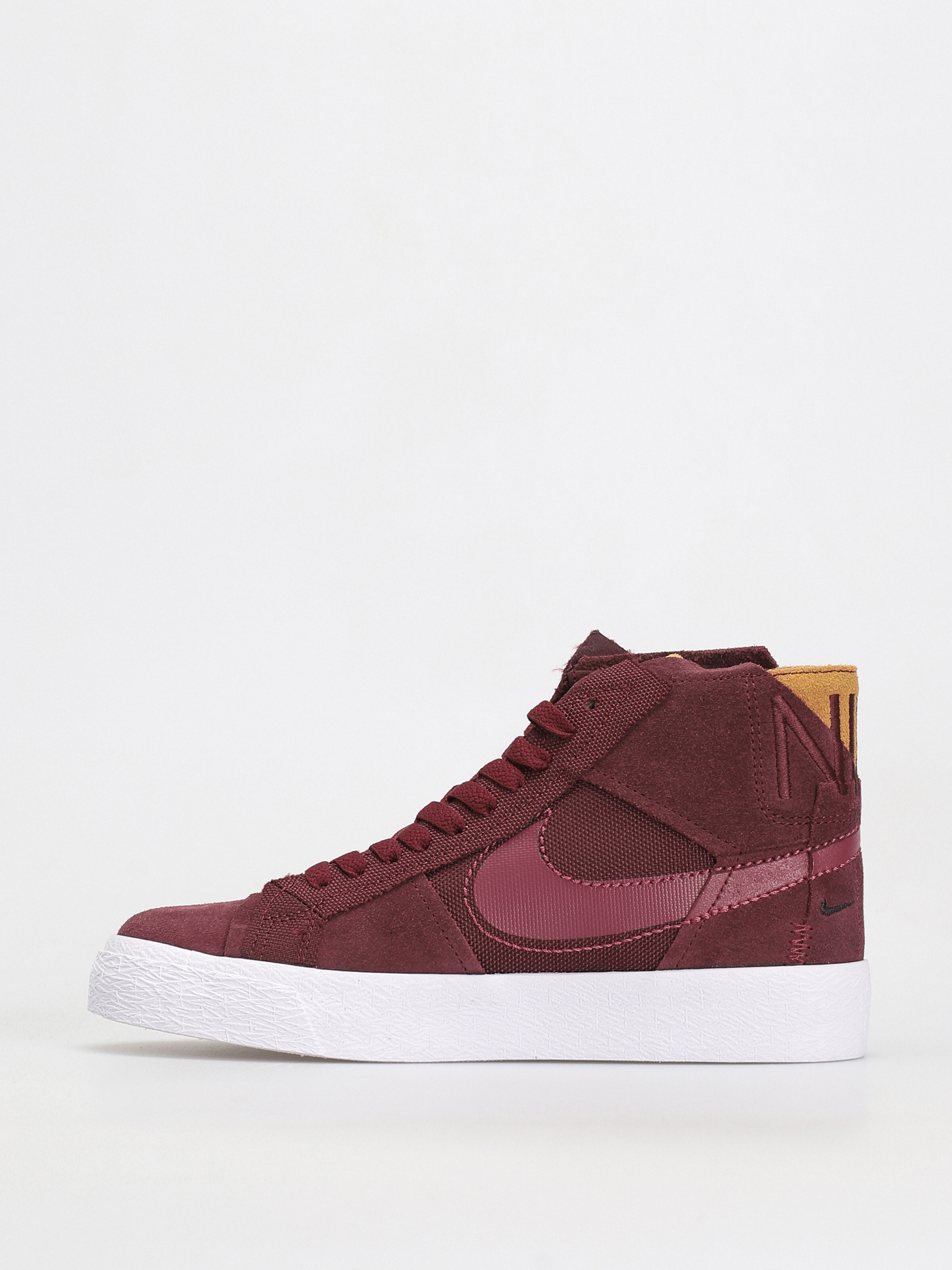 Pantofi Nike SB Zoom Blazer Mid Prm (night maroon/rosewood night maroon white)