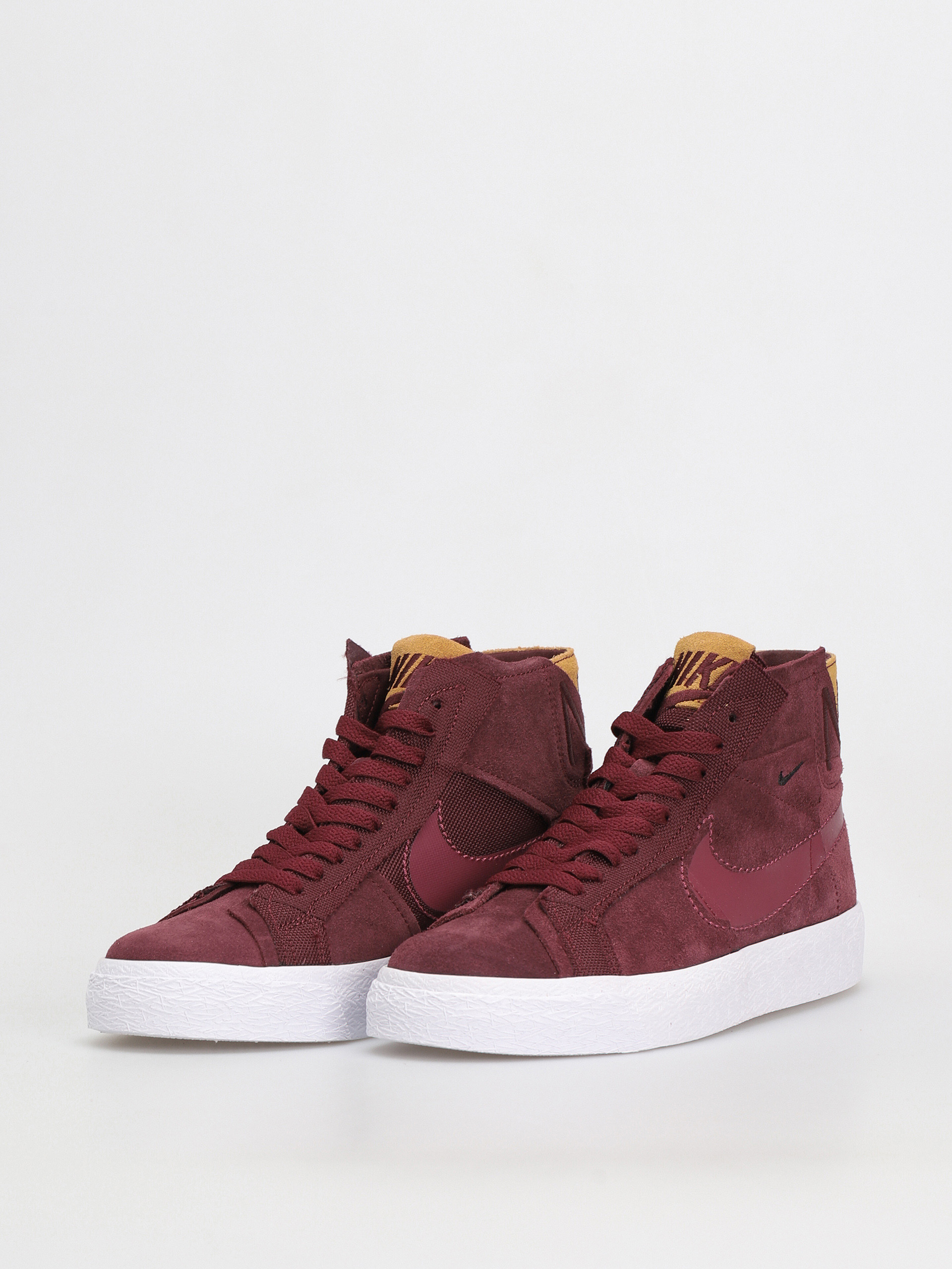Pantofi Nike SB Zoom Blazer Mid Prm (night maroon/rosewood night maroon white)
