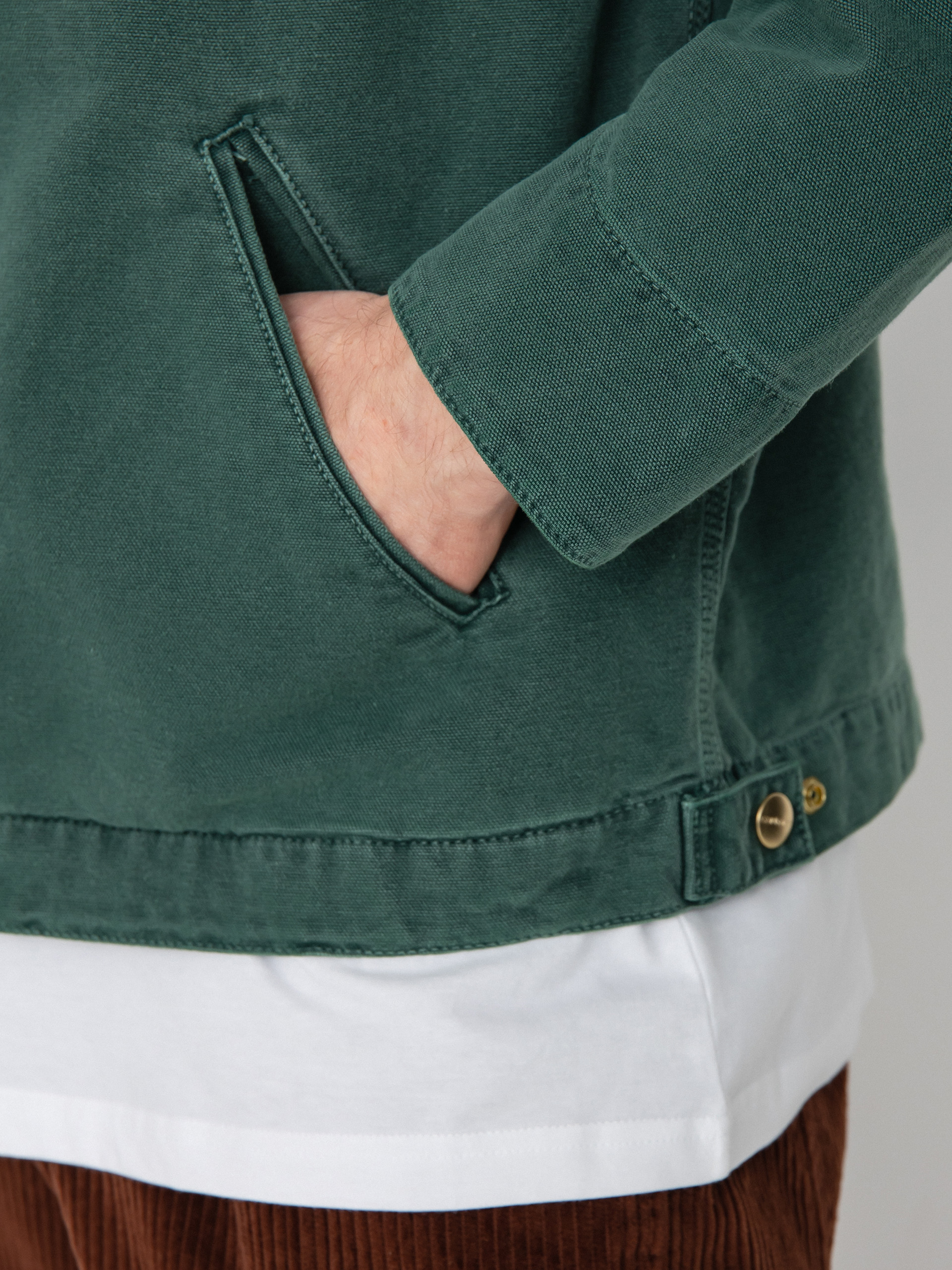 Geacă Carhartt WIP Detroit (botanic/botanic)