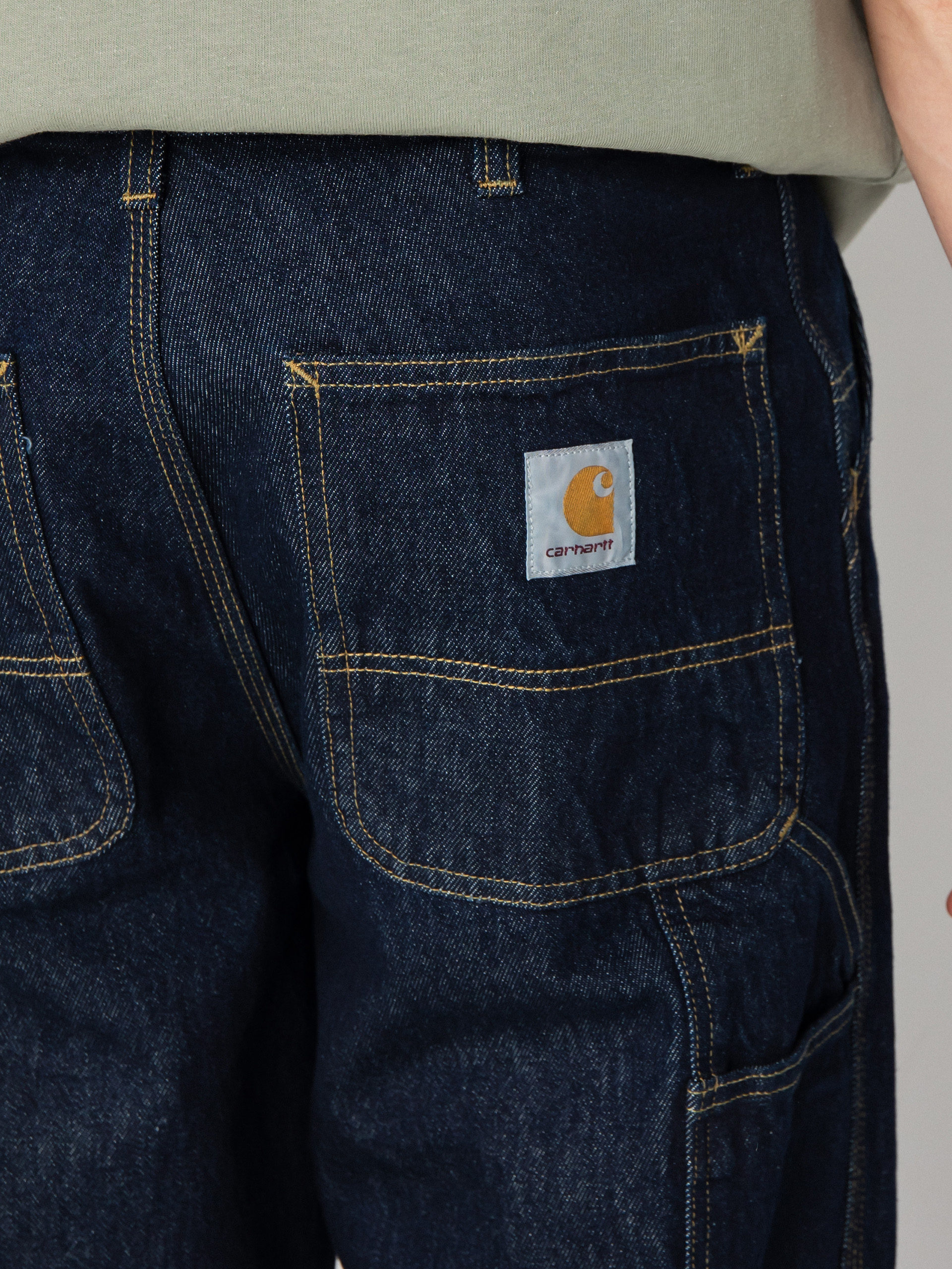 Pantaloni Carhartt WIP Single Knee (blue)