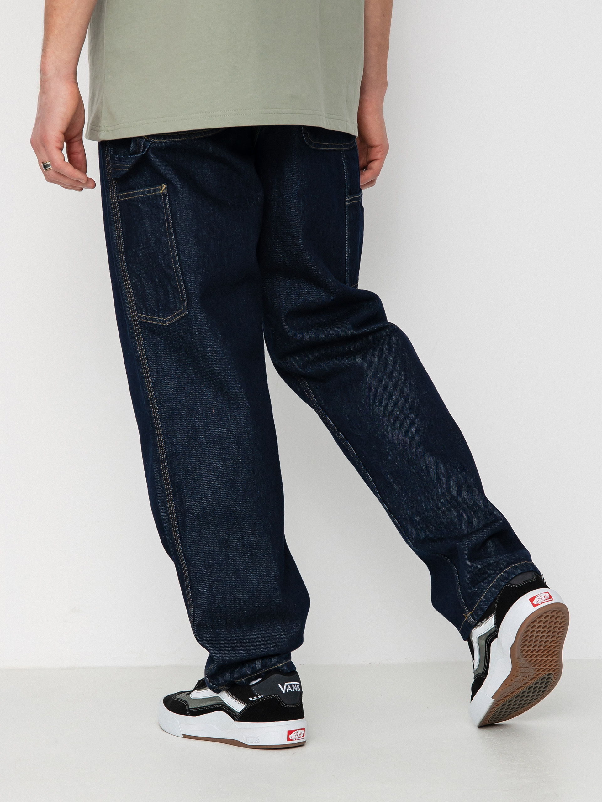 Pantaloni Carhartt WIP Single Knee (blue)