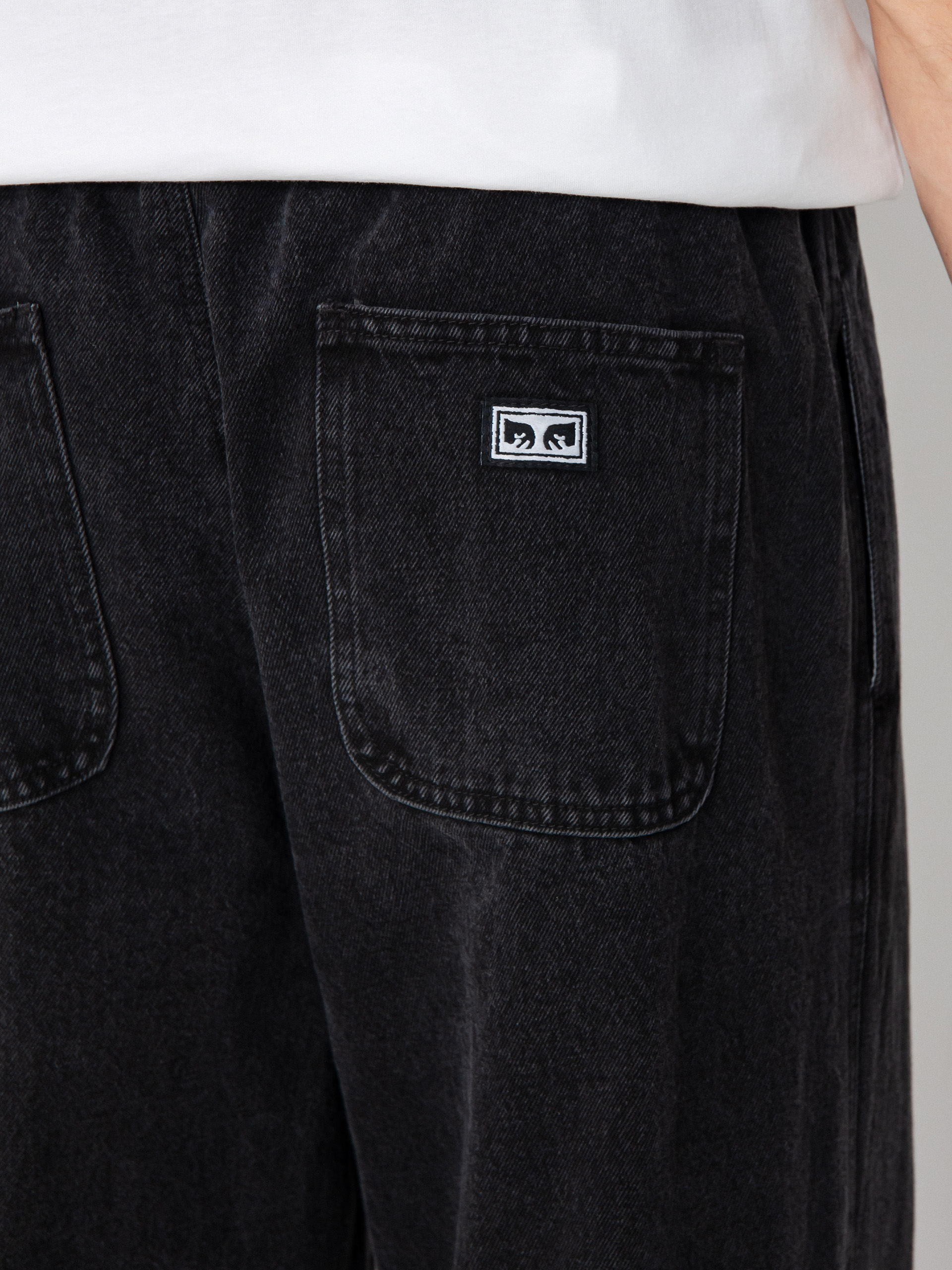 Pantaloni OBEY Easy (faded black)