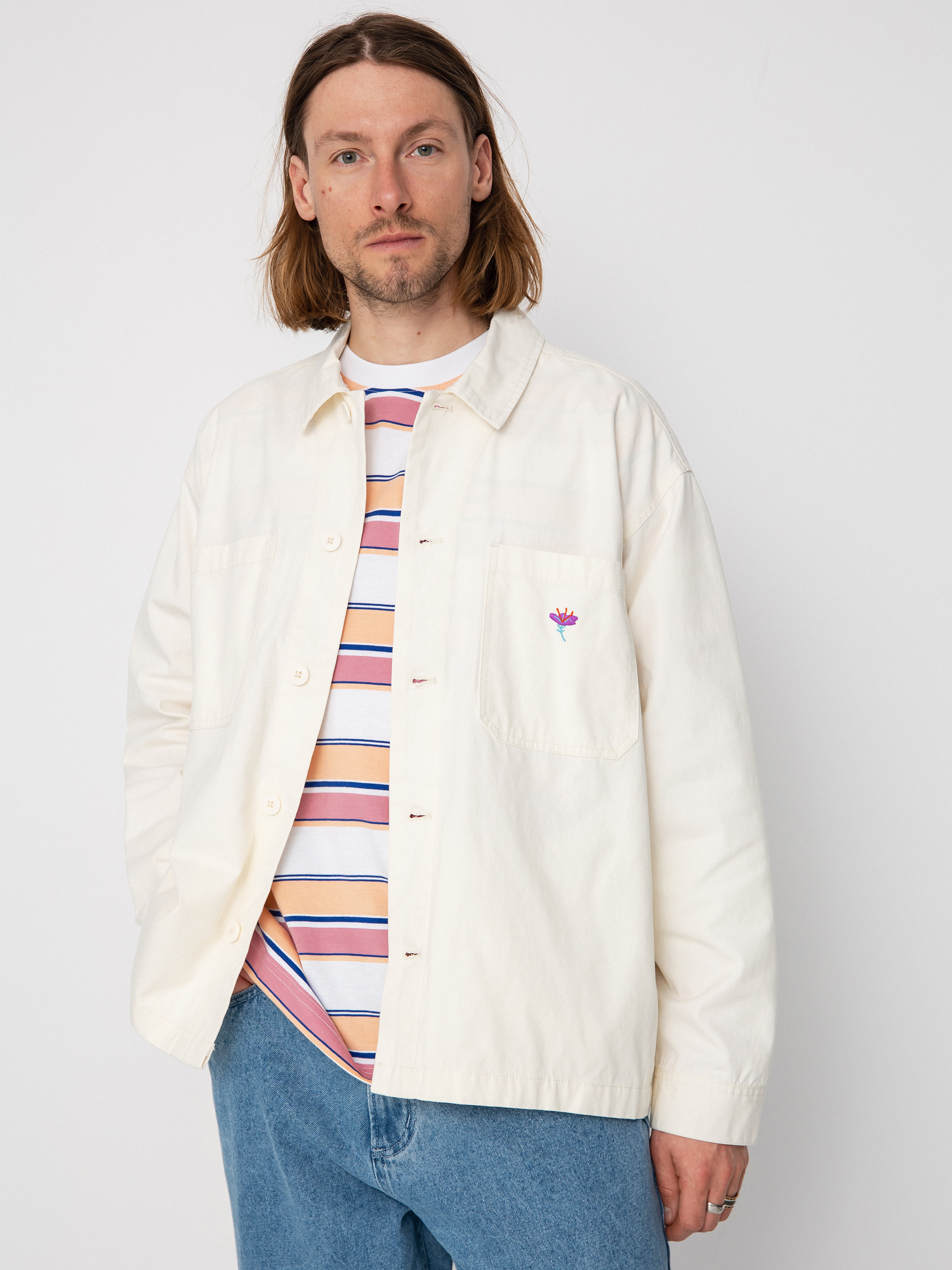 Geacă OBEY Contrast (unbleached)