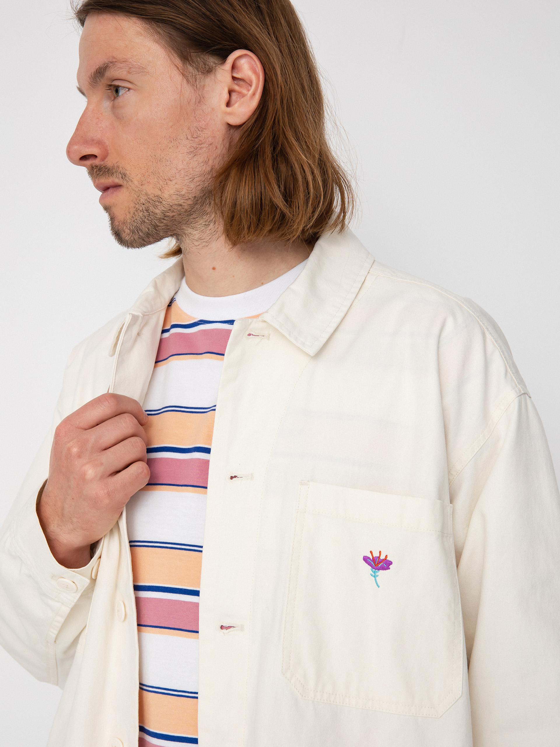 Geacă OBEY Contrast (unbleached)