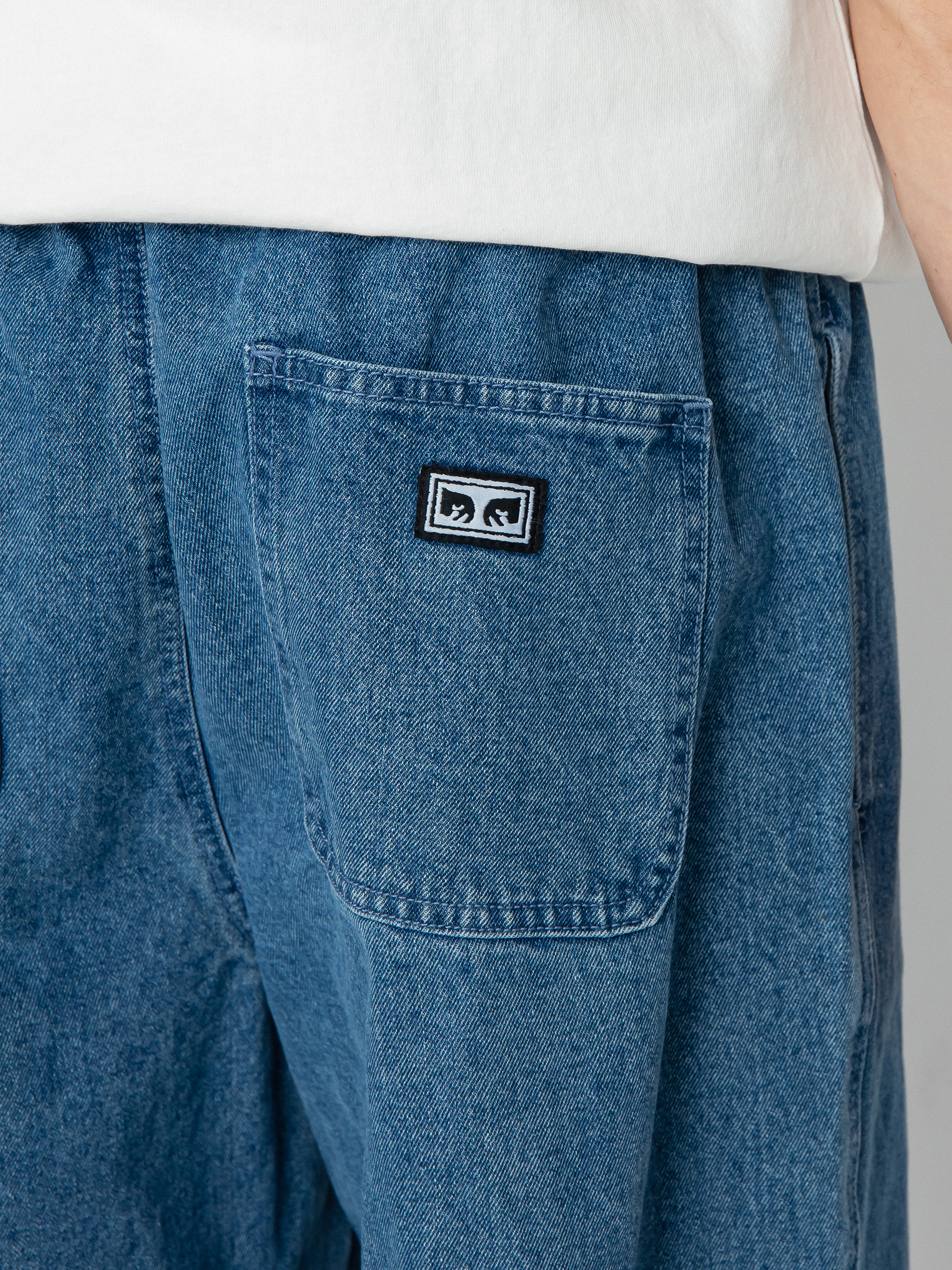 Pantaloni OBEY Easy (light indigo)