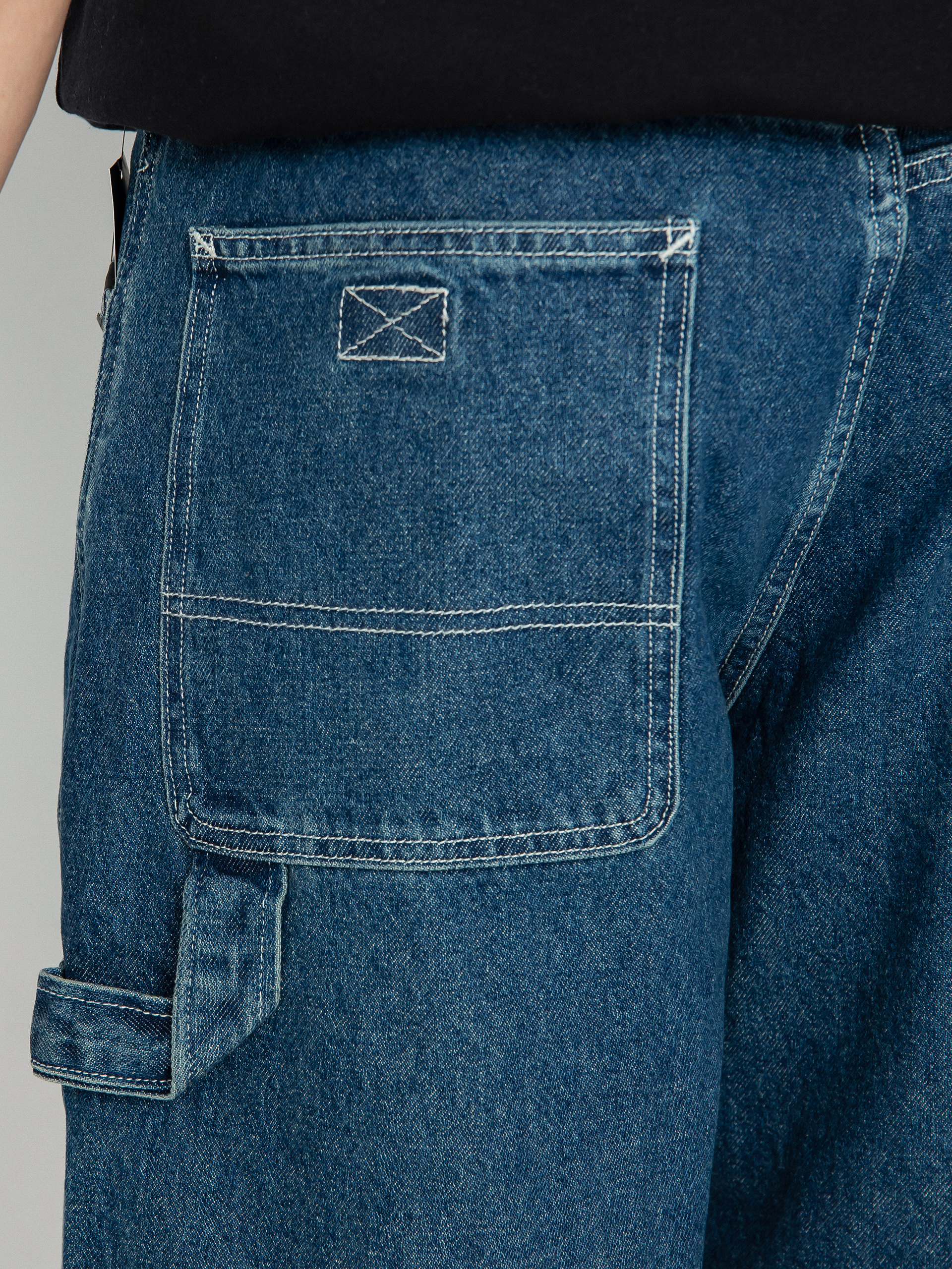 Șort Volcom Labored Denim Utility (indigo ridge wash)