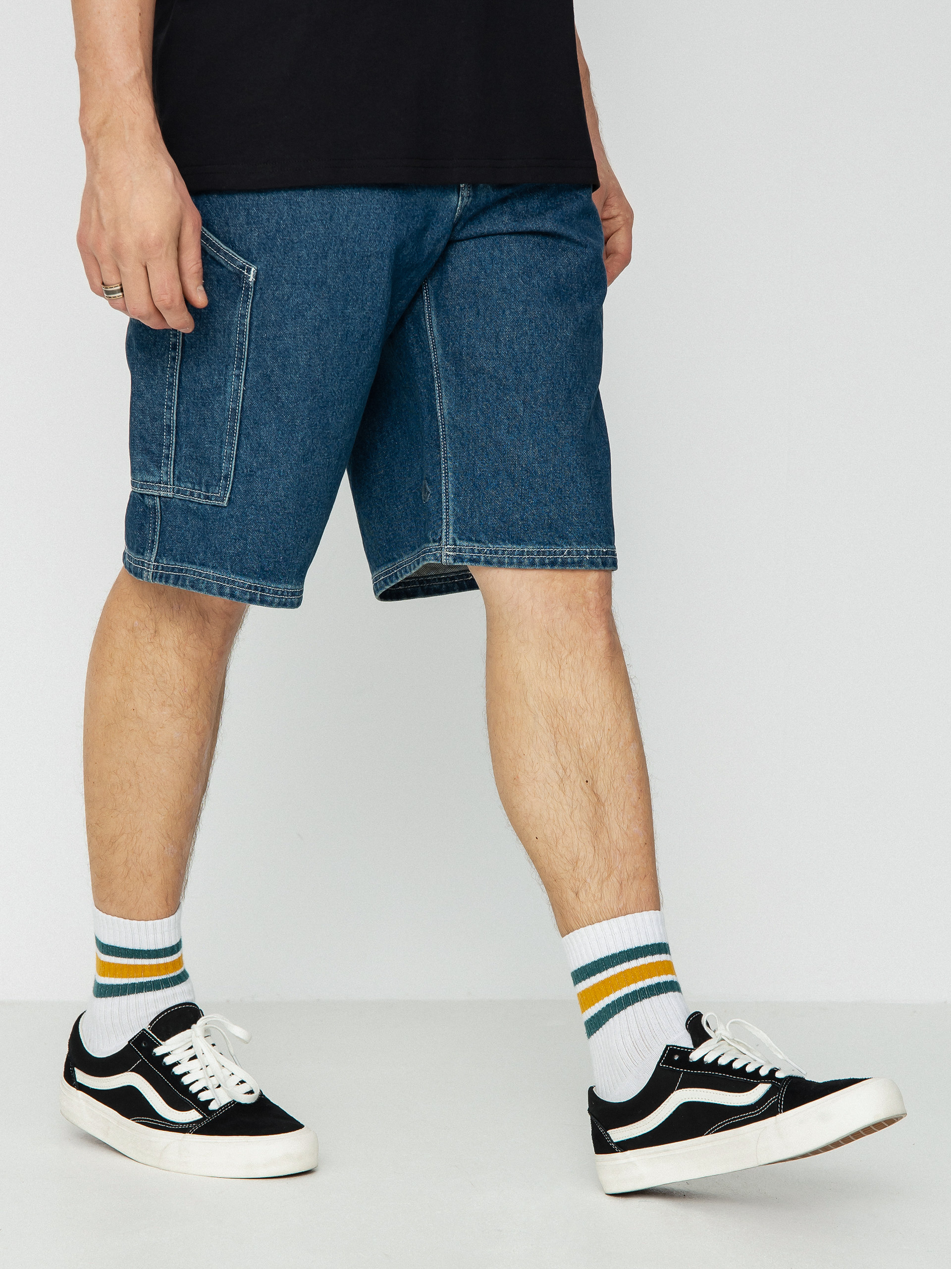 Șort Volcom Labored Denim Utility (indigo ridge wash)