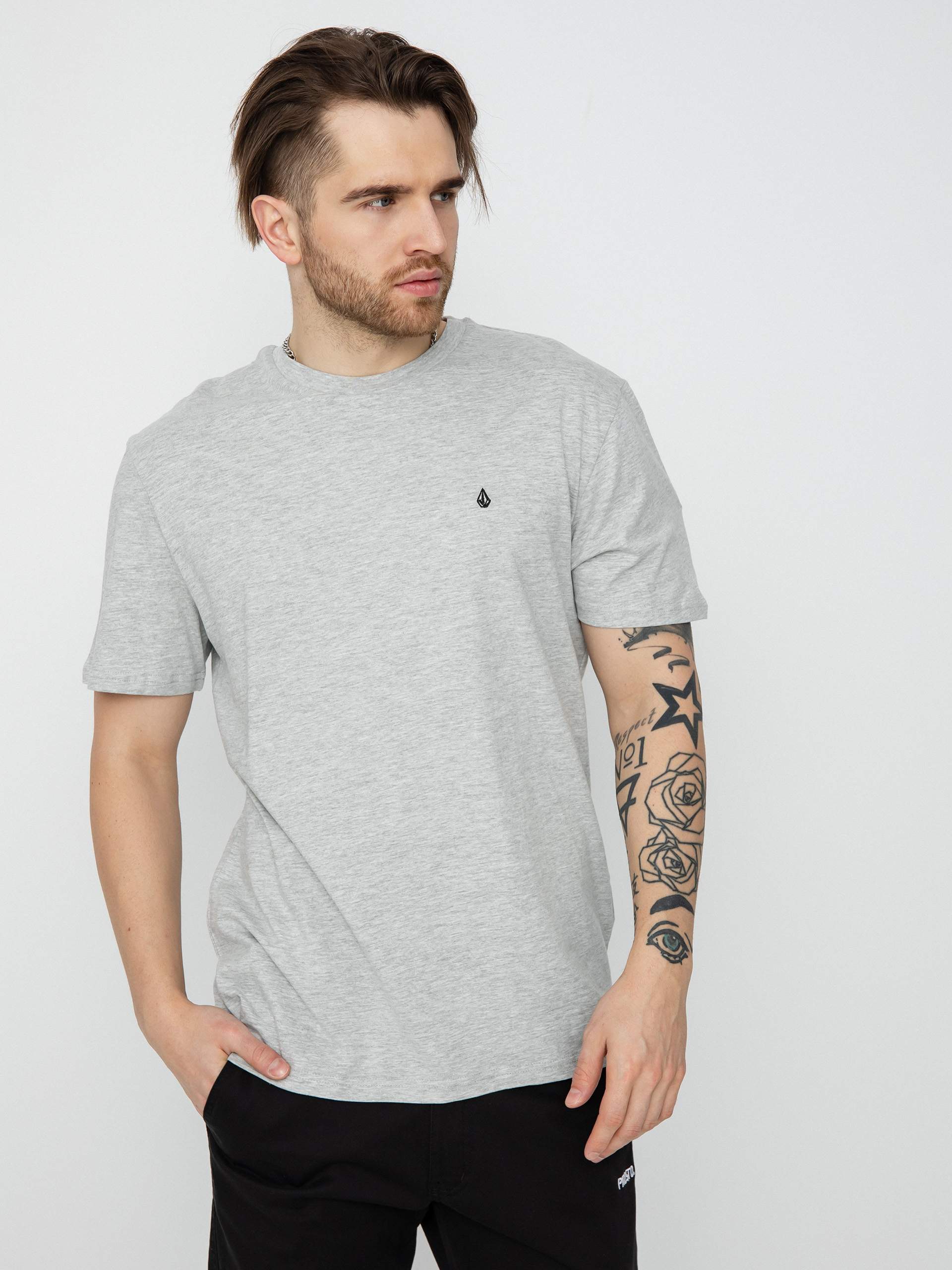 Tricou Volcom Stone Blanks Bsc (heather grey)